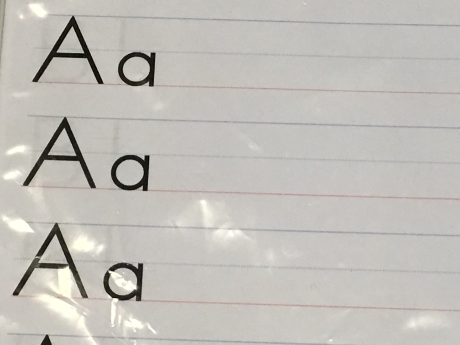 Writing Paper for Kids – Kindergarten A to Z WRITING LETTER practice sheets