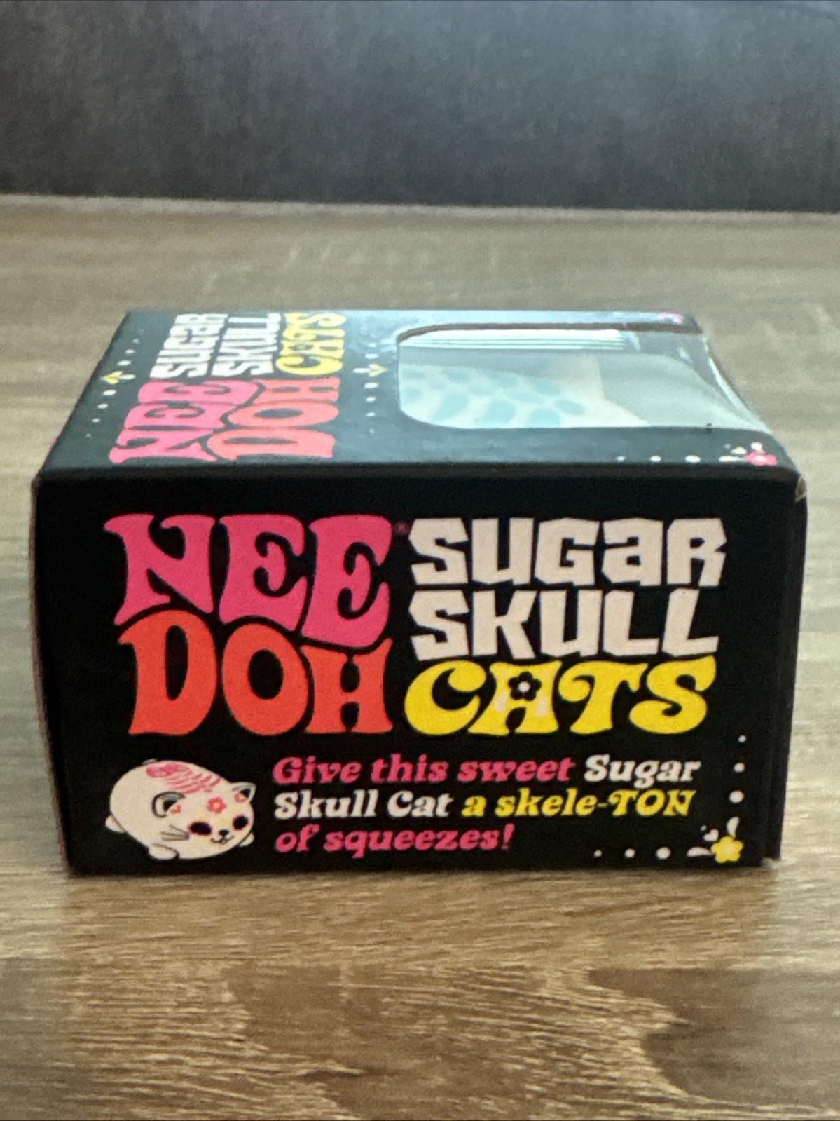Nee Doh Sugar Skull Cat Glow In The Dark Rare Brand New In Box Random Color