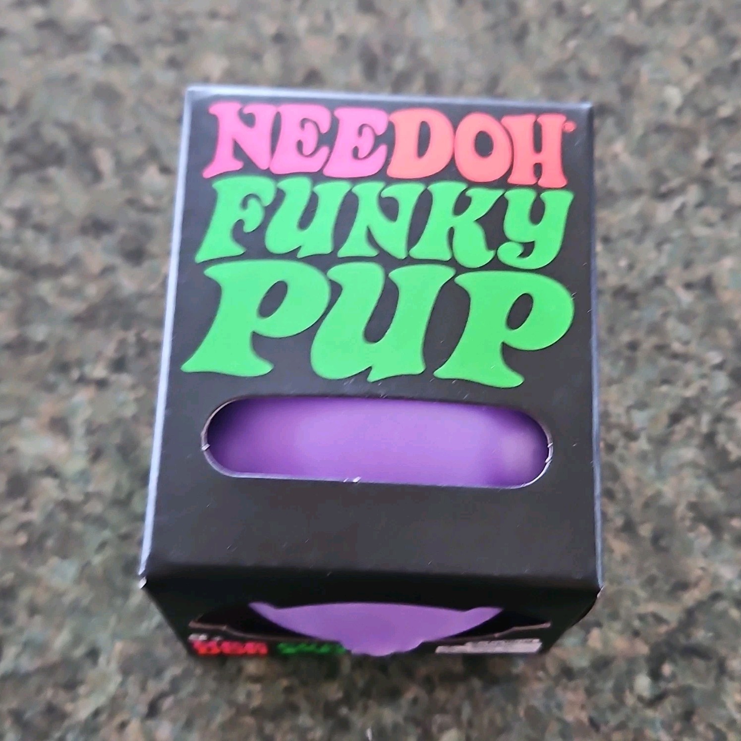 NeeDoh Funky Pup Purple Squeeze Toy