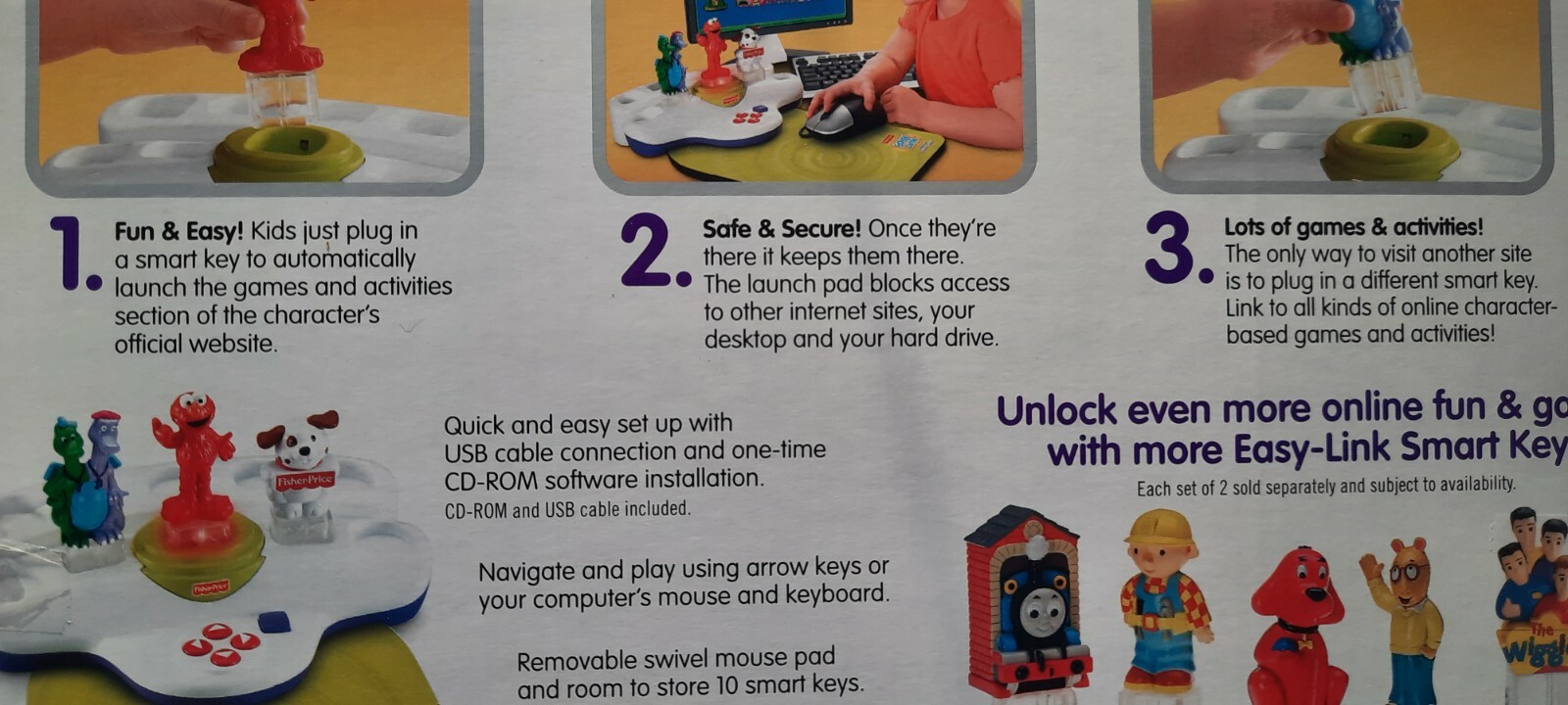 FISHER PRICE EASY LINK INTERNET LAUNCH PAD – VINTAGE FROM 2007 – NEW