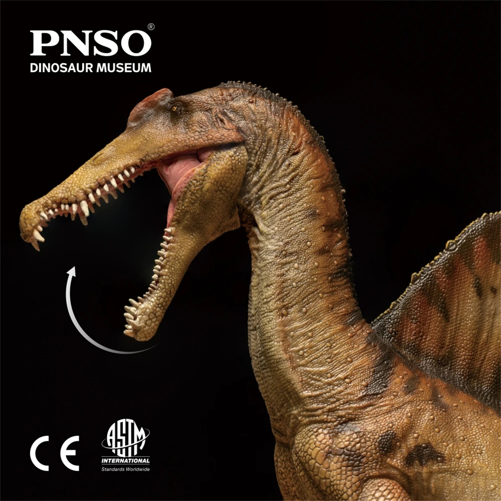 PNSO 19 Spinosaurus AYMEN Model Dinosaur Museums Series Scientific GK Decoration