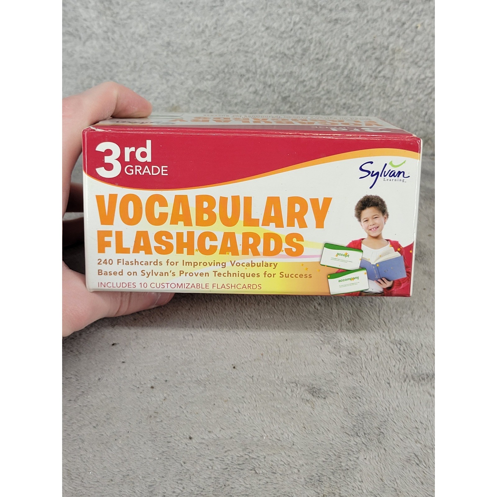 Sylvan Learning 3rd Grade Vocabulary Flashcards 240 Cards 9780307479402 2011