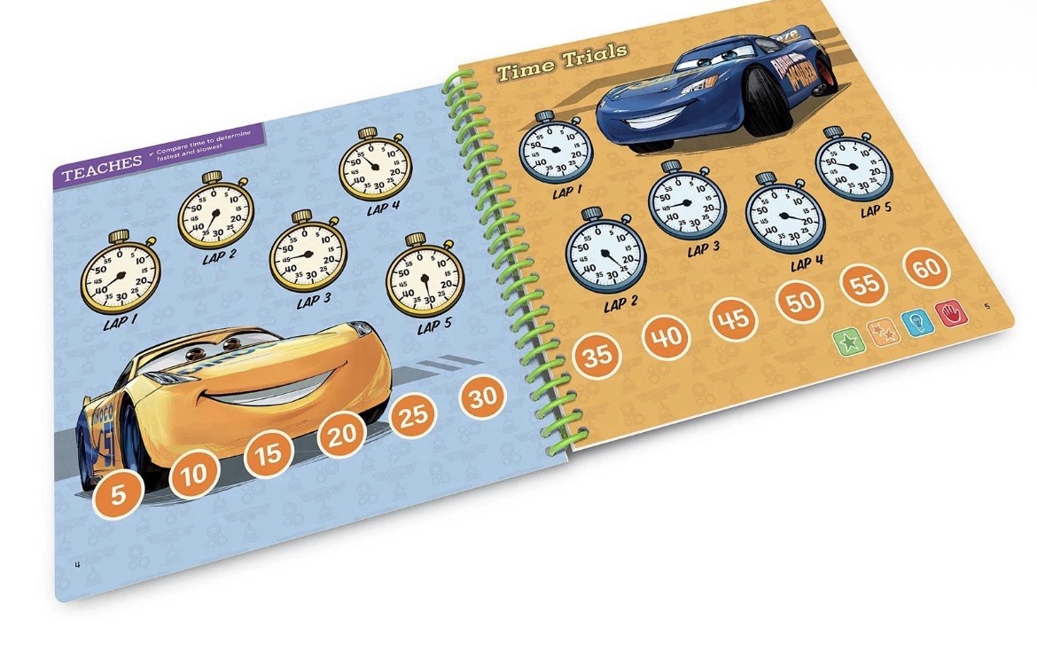 Leap Frog Leapfrog LeapStart Pixar Math Activity Book Level 3, Ages 4-7 New