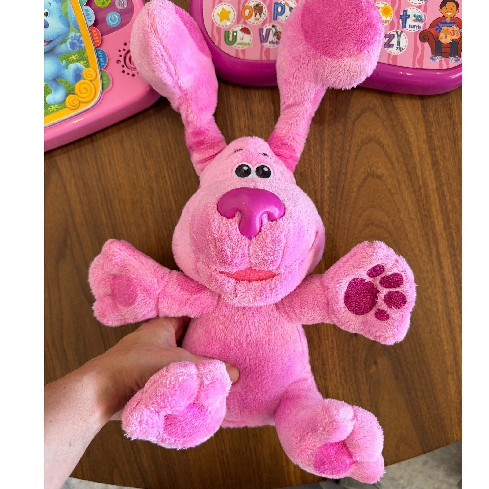 Blues Clues and You Magenta LeapFrog ABC Book Discovery Board and Plush Bundle