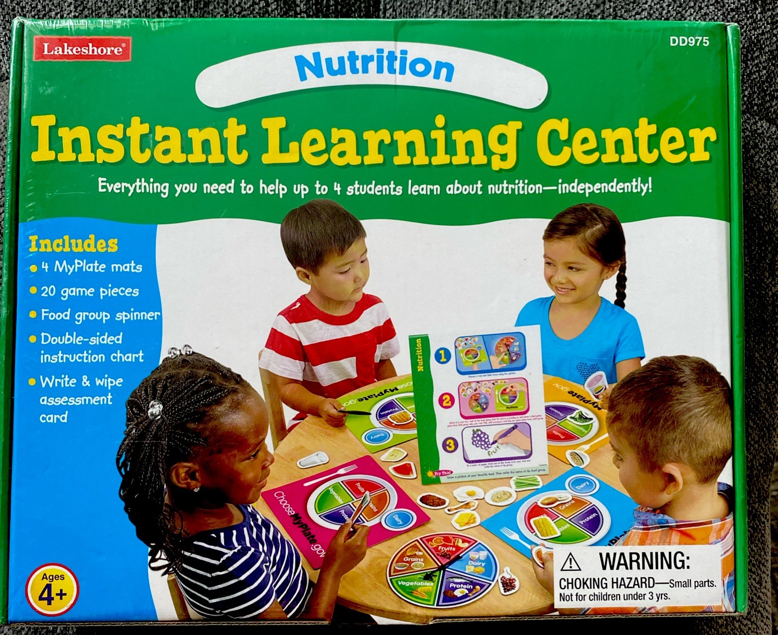 New Sealed Lakeshore DD975 Nutrition Instant Learning Center Game Preschool