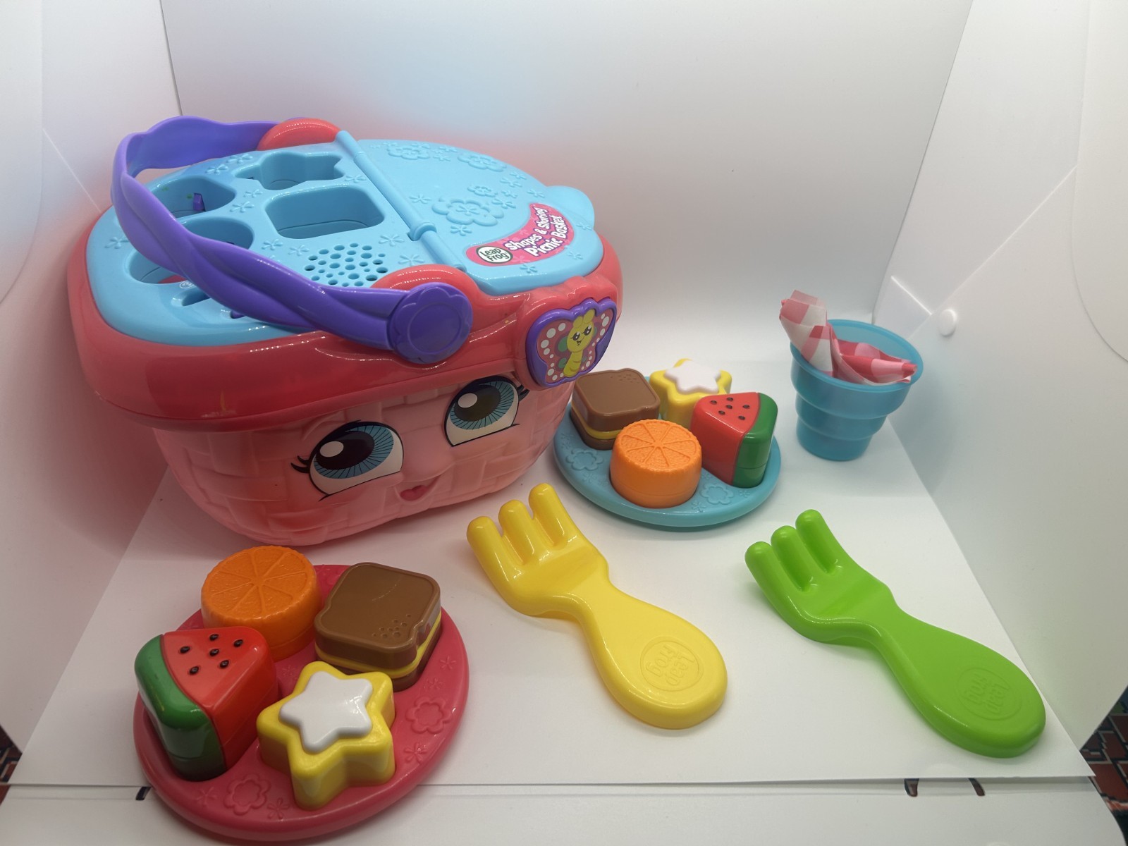 LeapFrog Shapes and Sharing Picnic Basket (Pink) – GREAT SHAPE