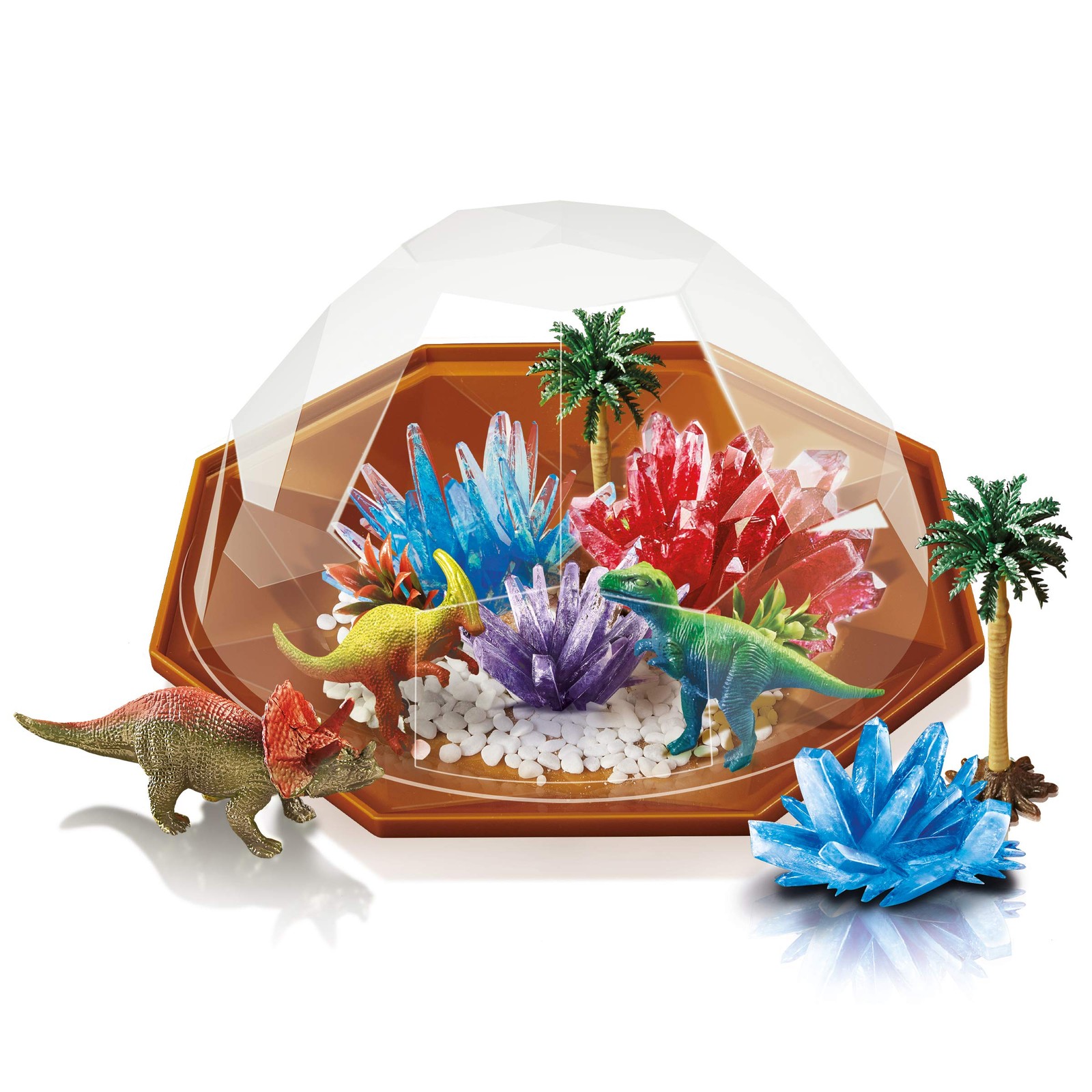 4M Crystal Growing Dinosaur Terrarium DIY STEM Toys Educational Lab Science