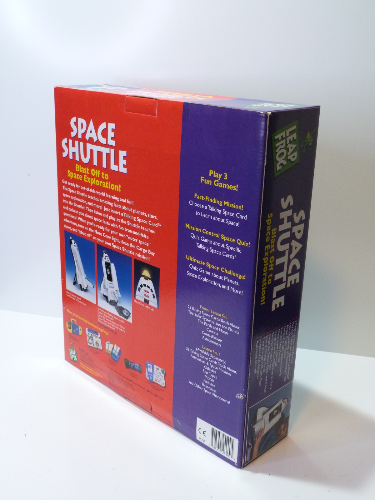 Leap Frog Space Shuttle Rocket Blast Off to Space 1998 New Open Box Cards Sealed
