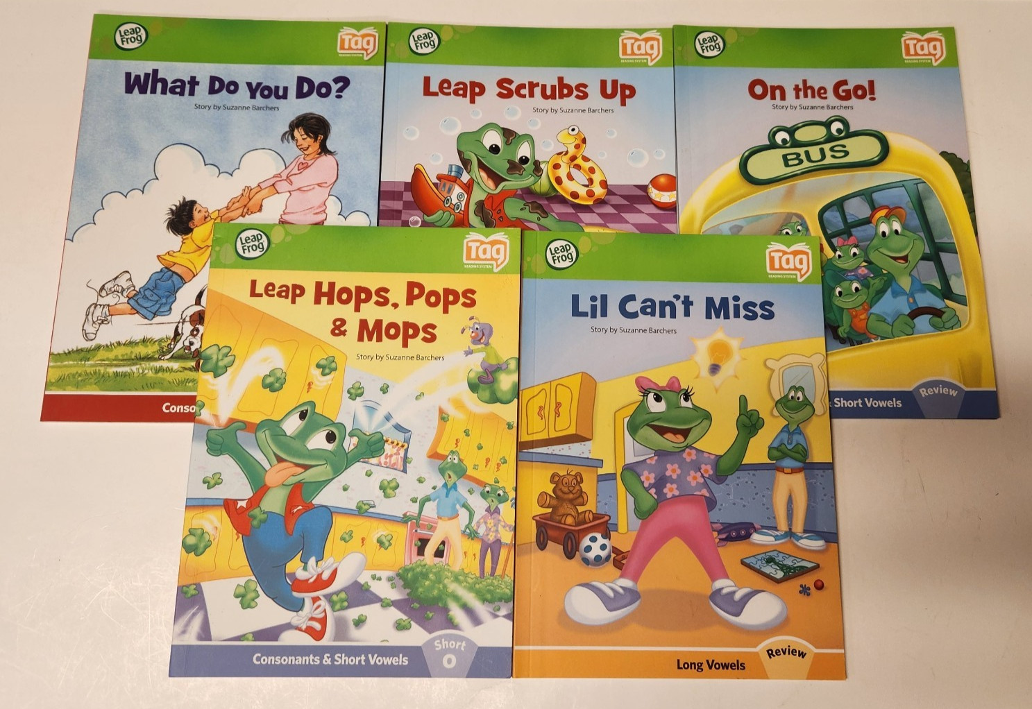 LeapFrog Tag Reading System Lot of 15 Softcover Books LeapReader Learn to Read