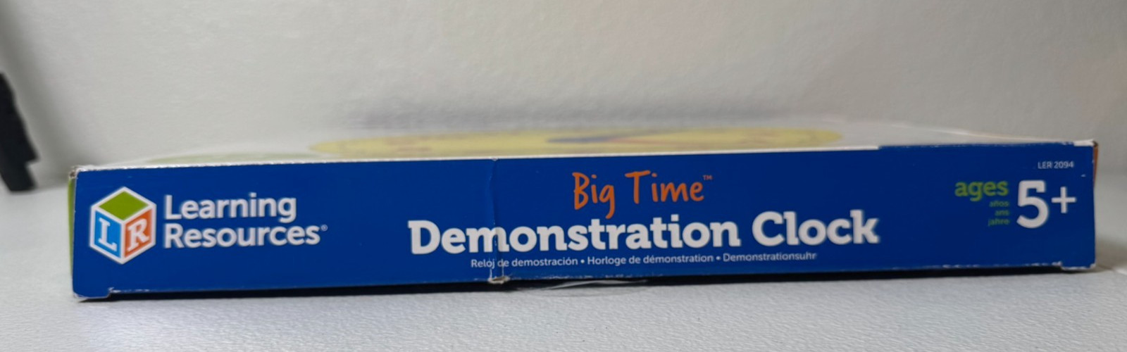 Learning Resources Big Time Demonstration Clock – Teaching Time Learning Tool