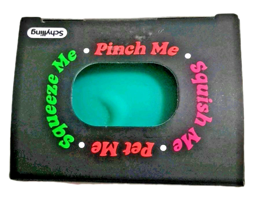 Needoh Funky Pup Squishy Stress Relief Toy Schylling Color Teal NIB