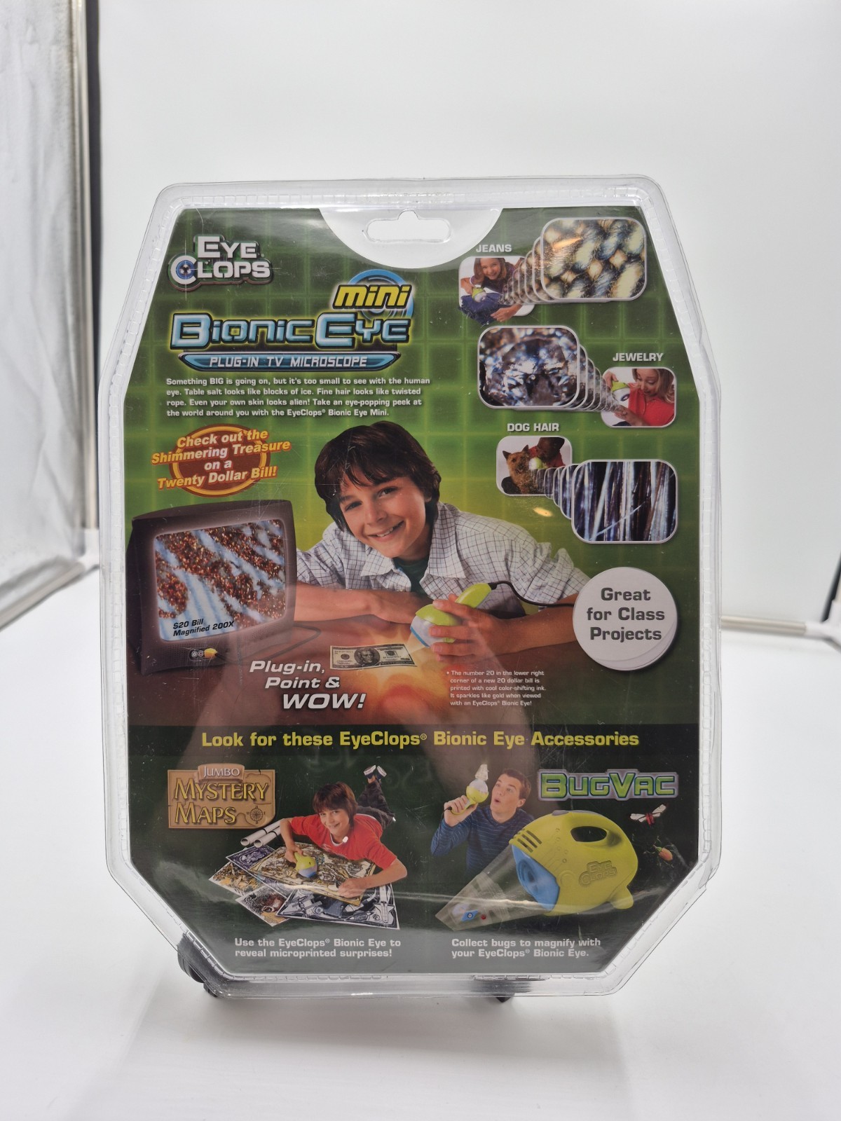 Eye Clops Bionic Eye Plug-In TV Microscope Toy JAKKS Pacific NEW