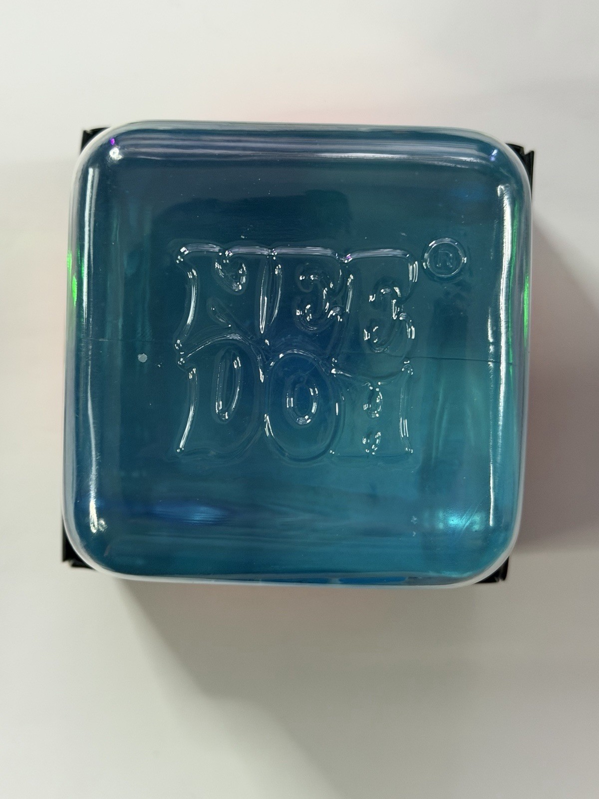 NeeDoh Nice Berg Blue XL Giant Nee Doh Niceberg Solid Squish Cube Free Shipping