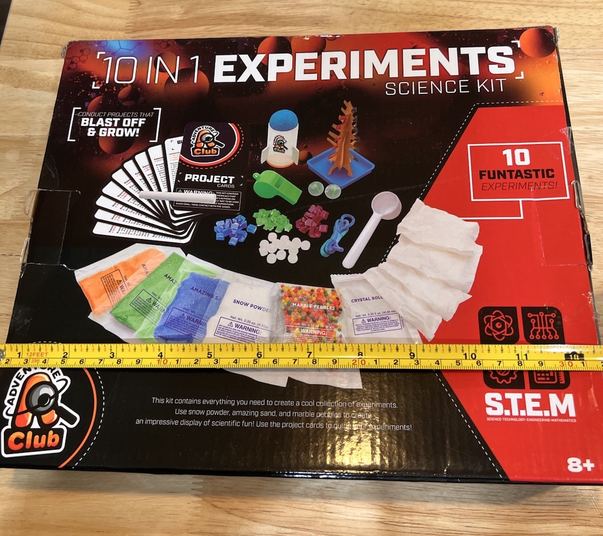 Adventure Club 10 in 1 Experiments Science Kit STEM for Ages 8-11 Years