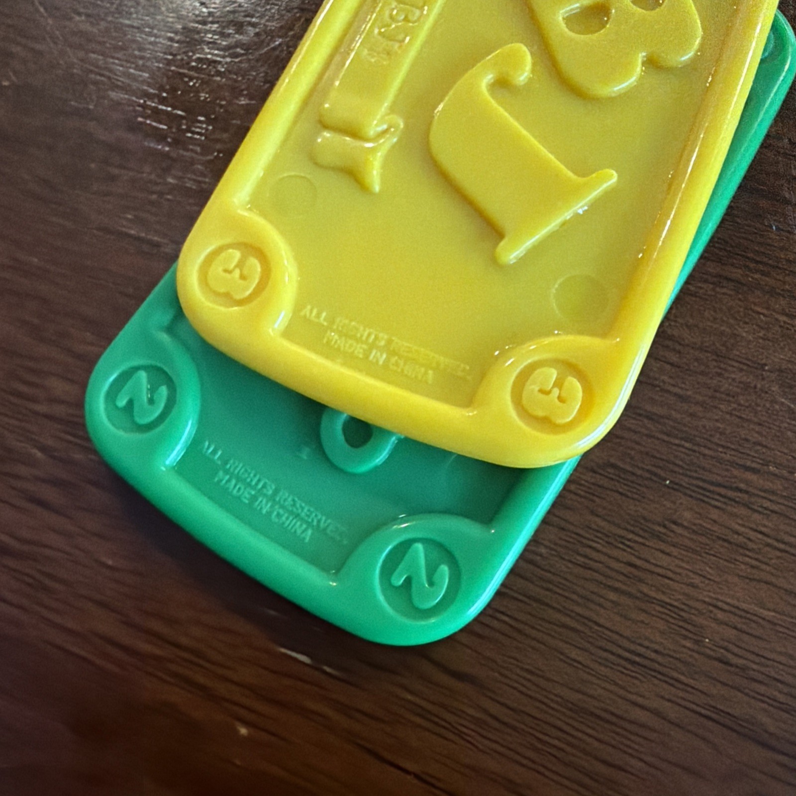 Barney The Dinosaur Cash Register Please & Thank You Replacement Money 2 pcs