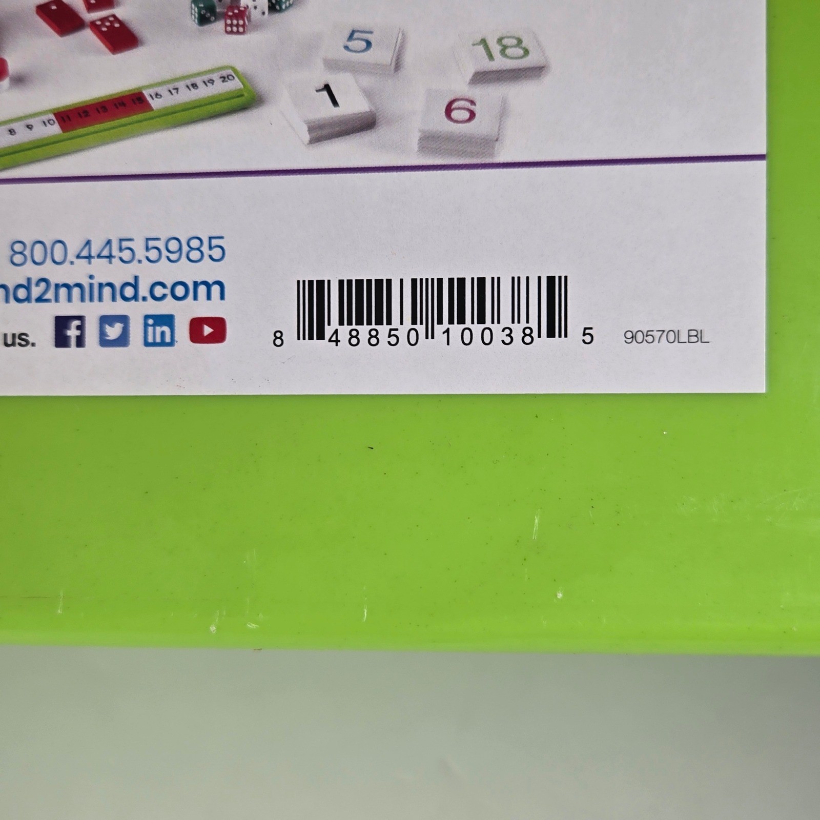 Hand2Mind Math Fluency Centers Grade K Activity Kit 90570 Educational Learning