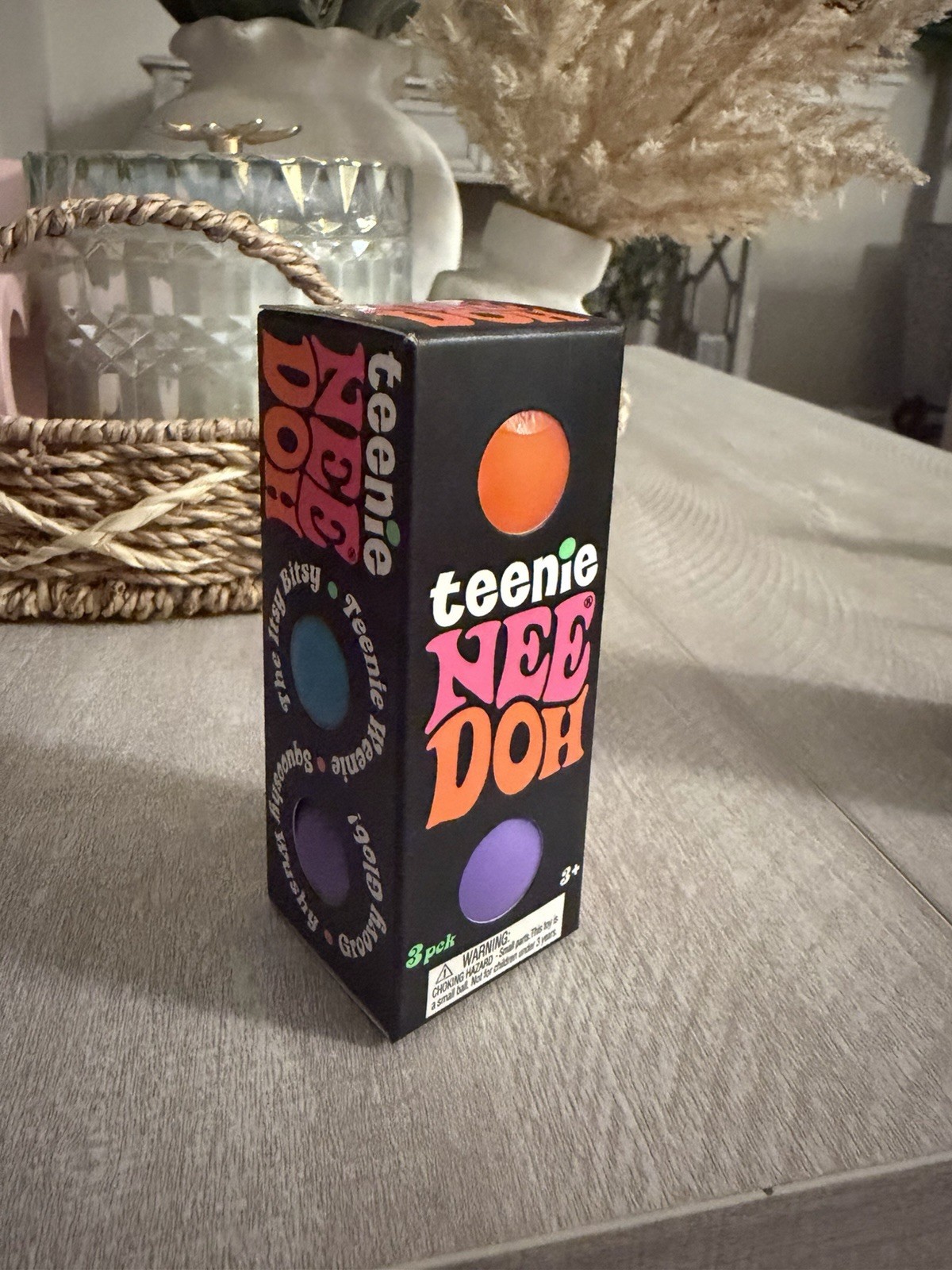 Nee Doh Lot Of 3. Color Change, Nice Cube And Teenie