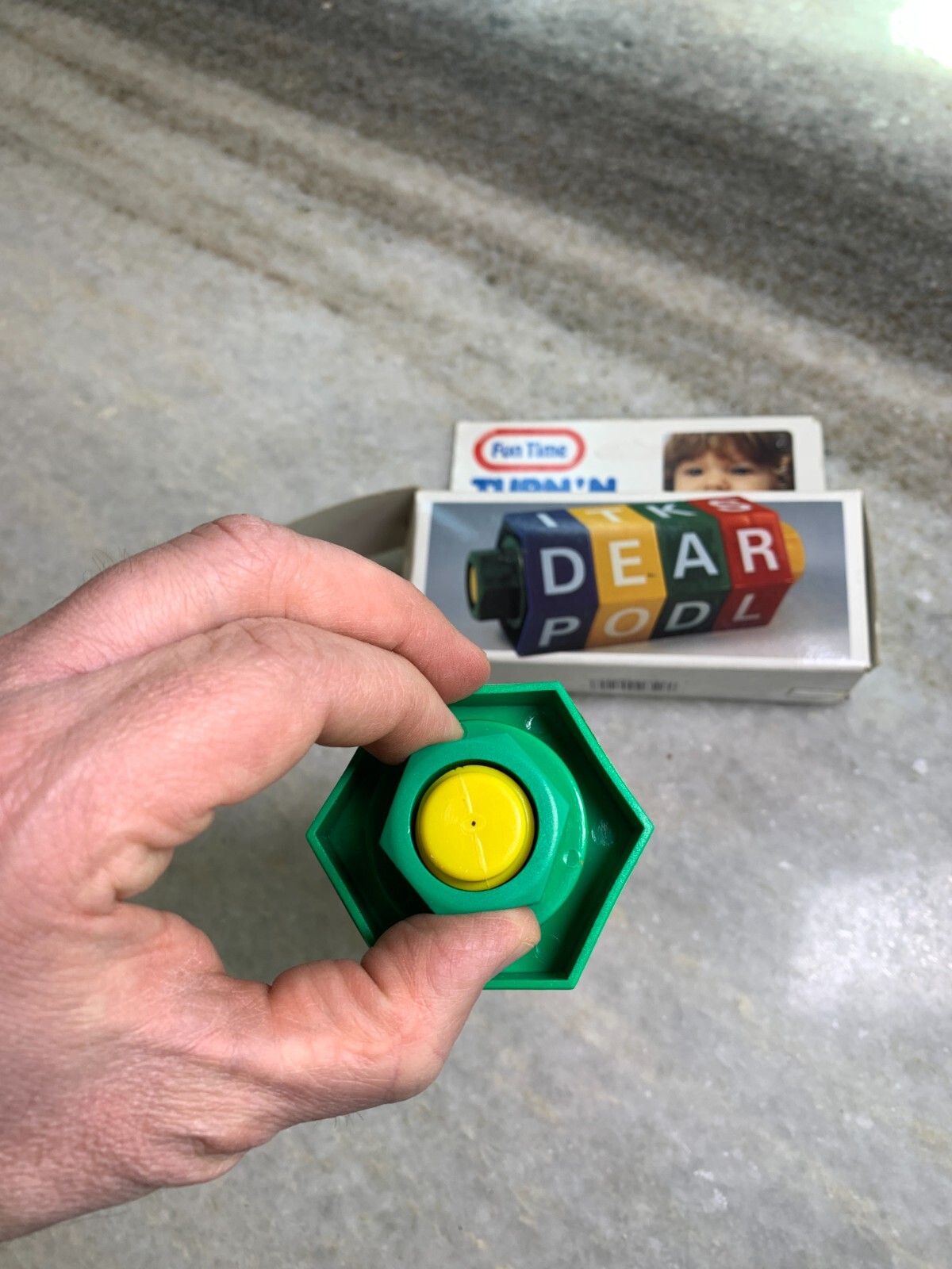 Vintage 1980s 80s Kids Kid’s Youth Spell Spelling Wheel Toy FunTime Turn n Spin