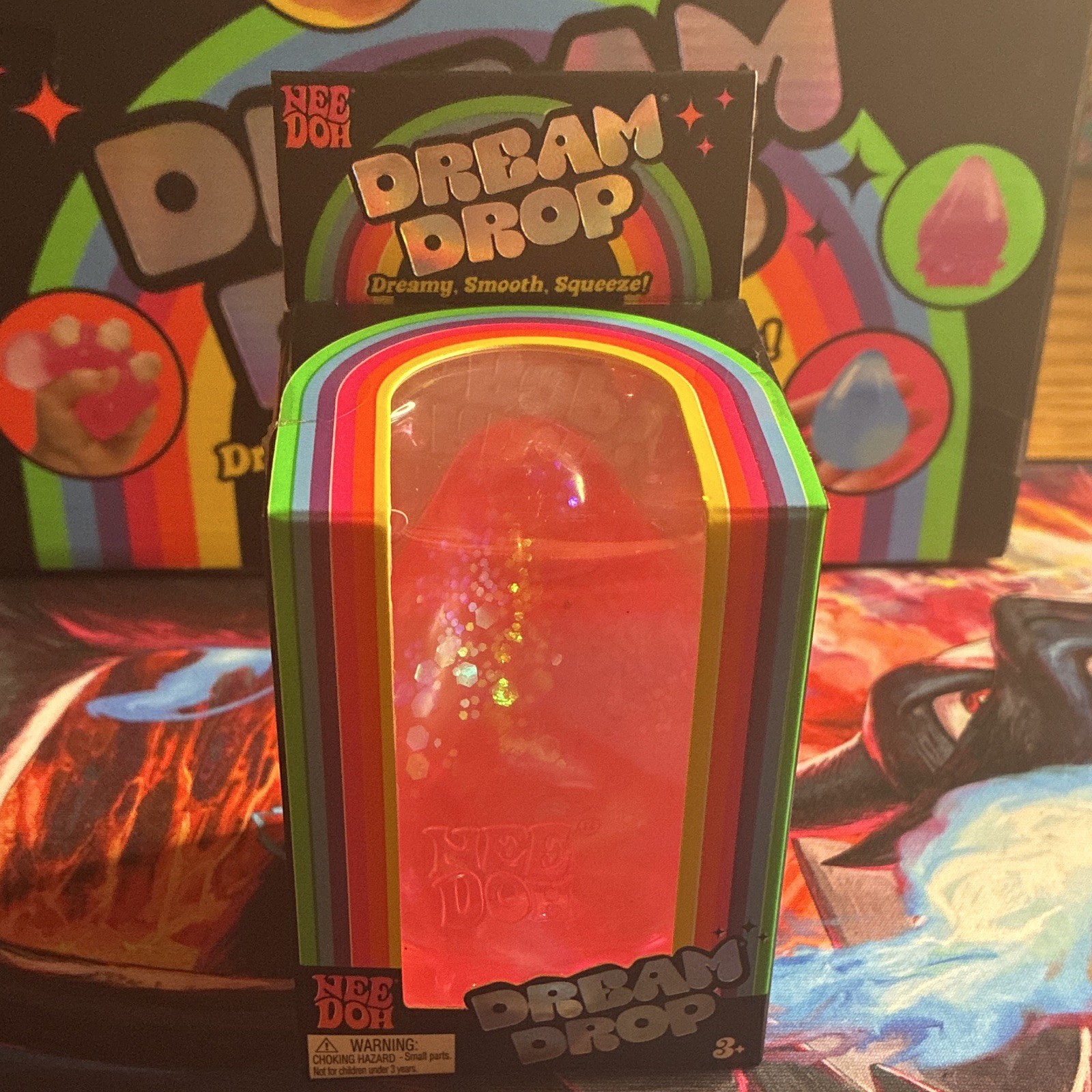 NeeDoh Dream Drop Pink Squeeze Toy Ages 3-4 Years, 3-5 Range MPN 26010NAB