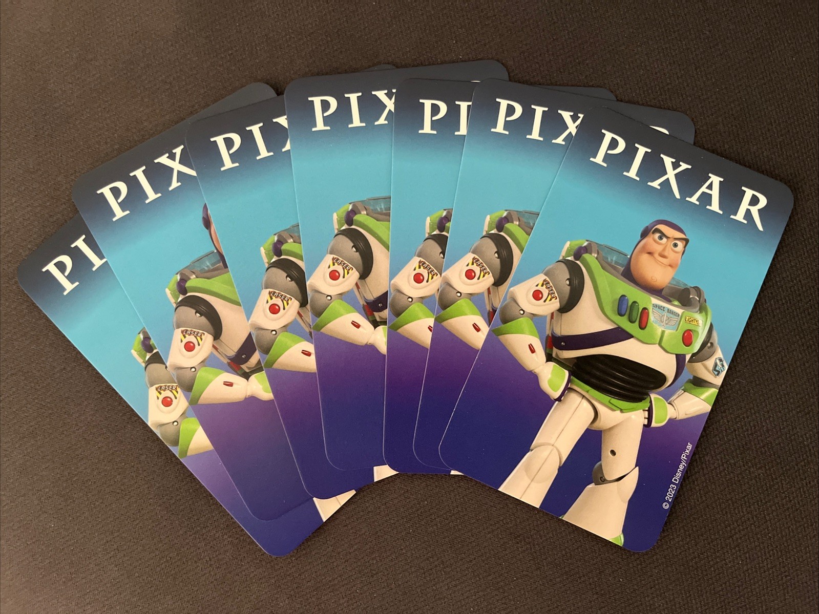 Disney PIXAR Memory Match Game Learning Cards TOY STORY WALL-E MONSTERS, INC.