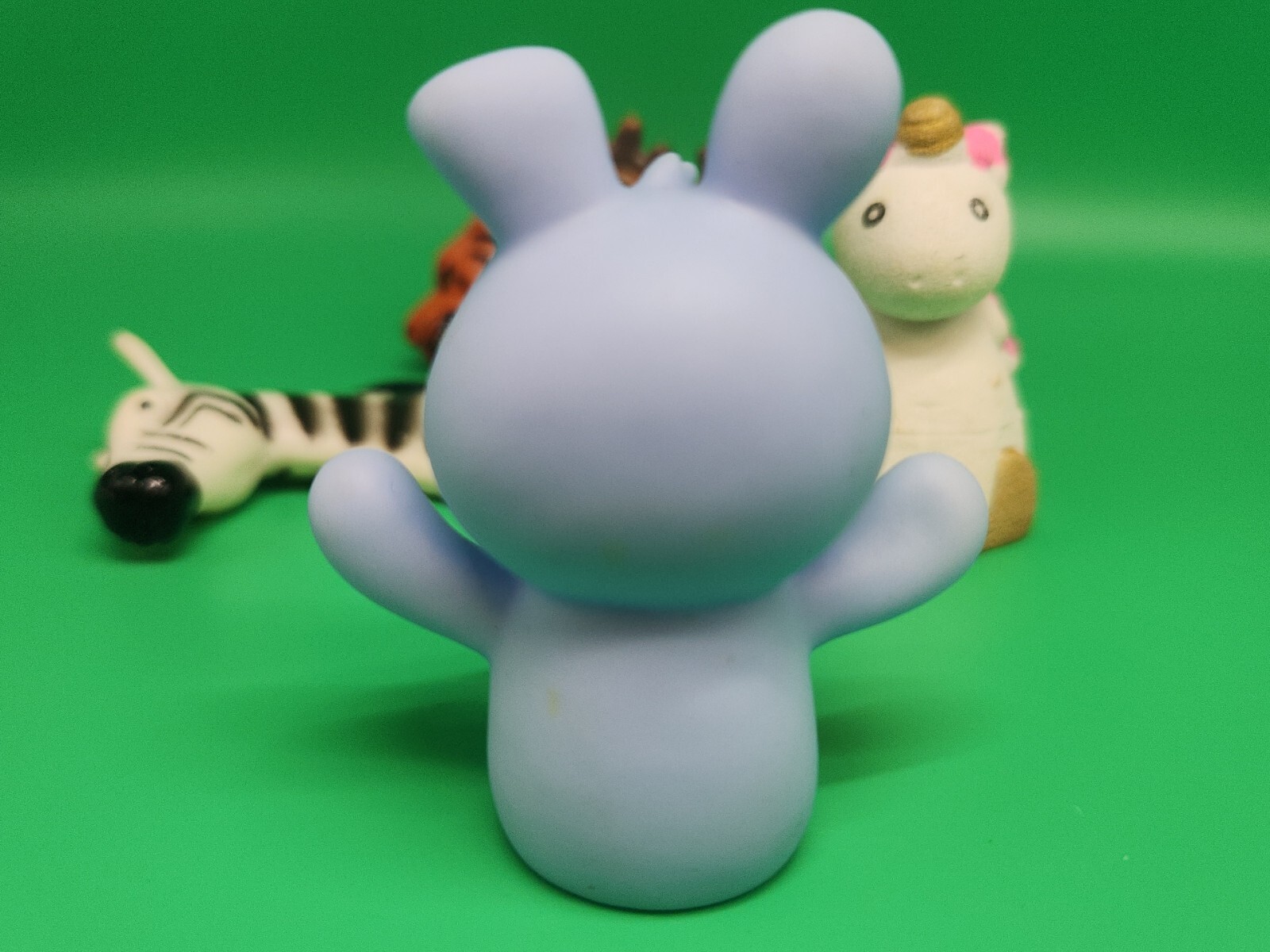 Tiger Zebra Bunny Rabbit Reindeer Unicorn Animal Finger Puppet Wiggler Toy Lot