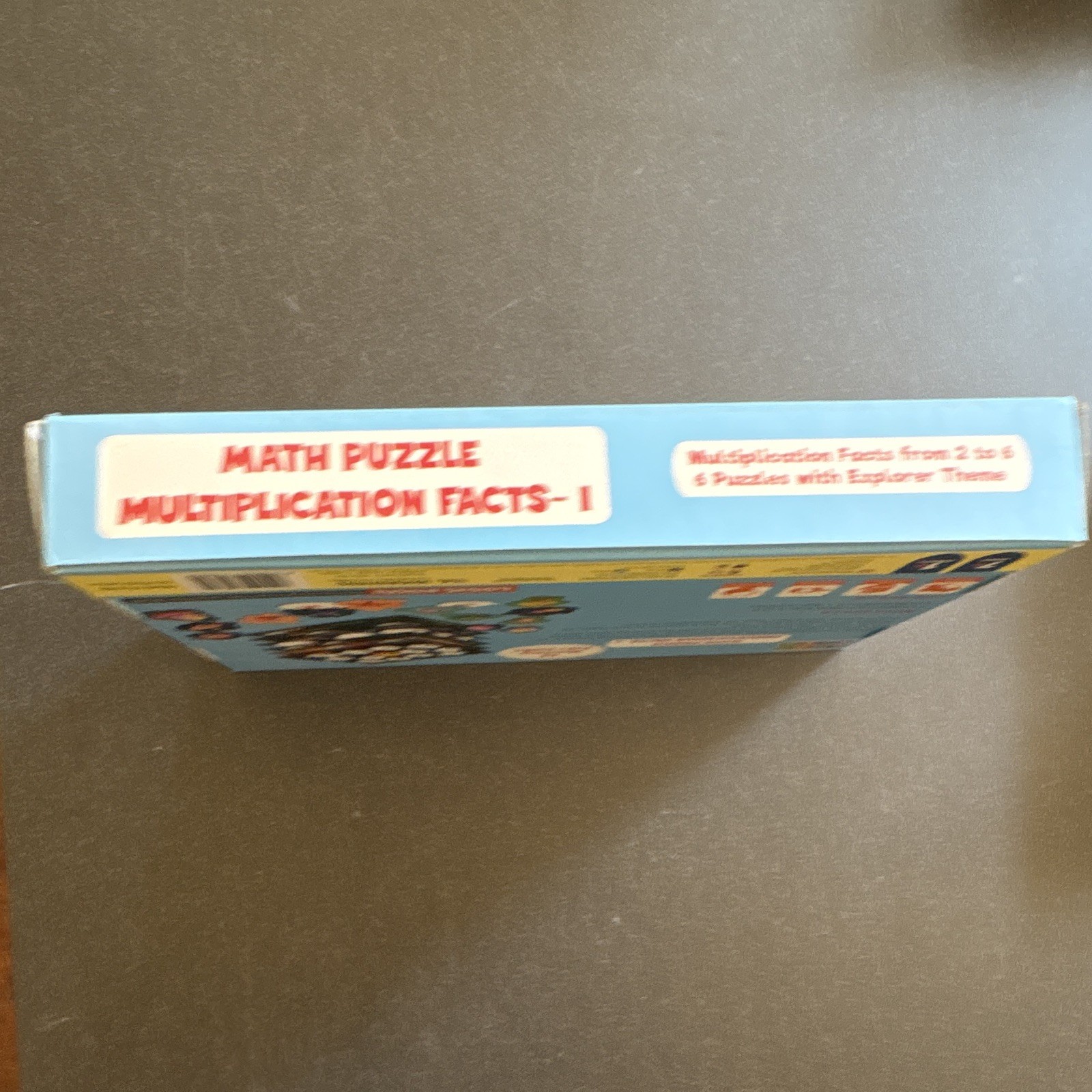 Logic Roots Multiplication Facts-1 Math Puzzle 72 Interlocked Pieces Ages 7+