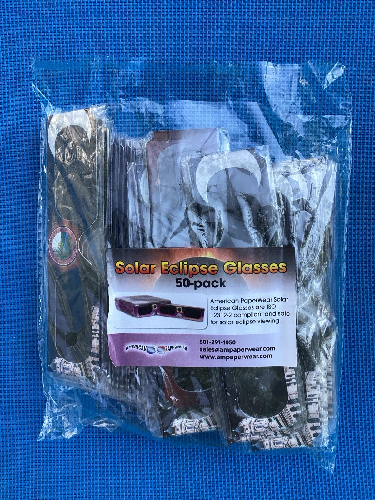 Solar Eclipse Glasses (50 Pack)-US SELLER- ISO & CE CERTIFIED