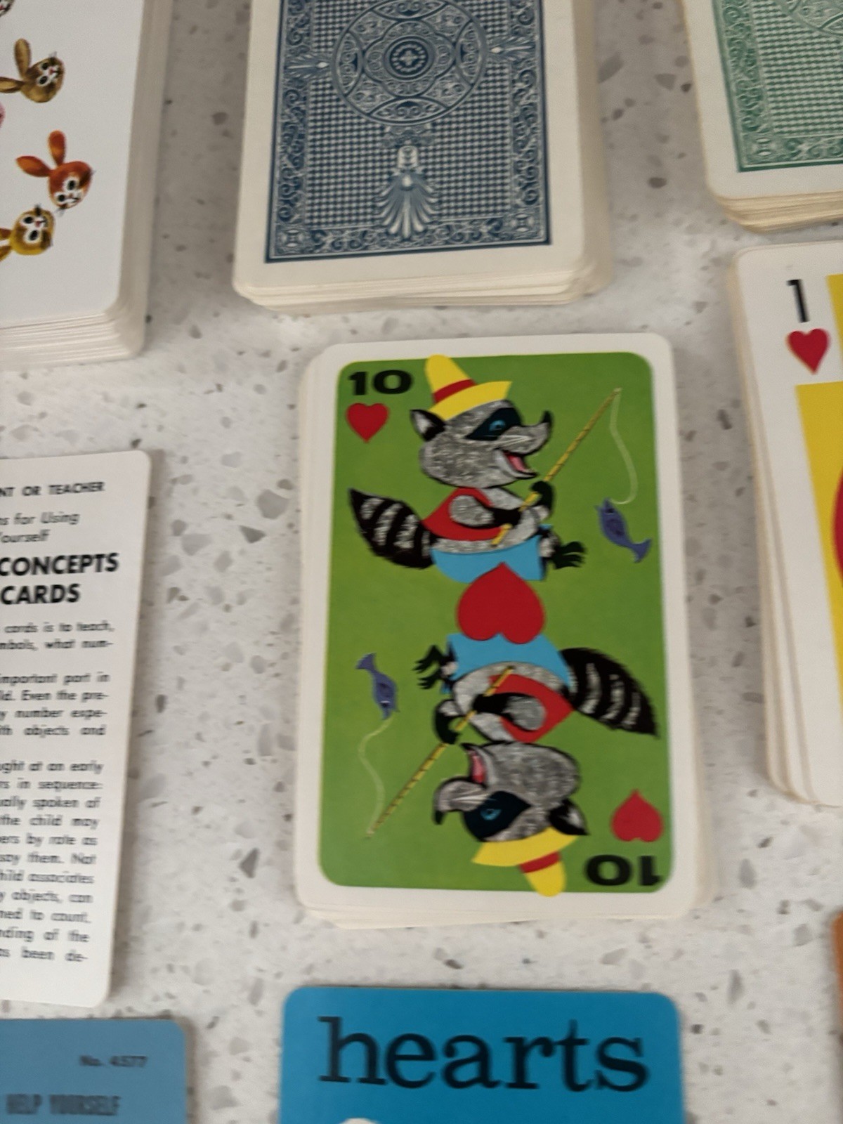 Vintage Whitman Phonics Flashcards & Card Games w/ Plastic Cases