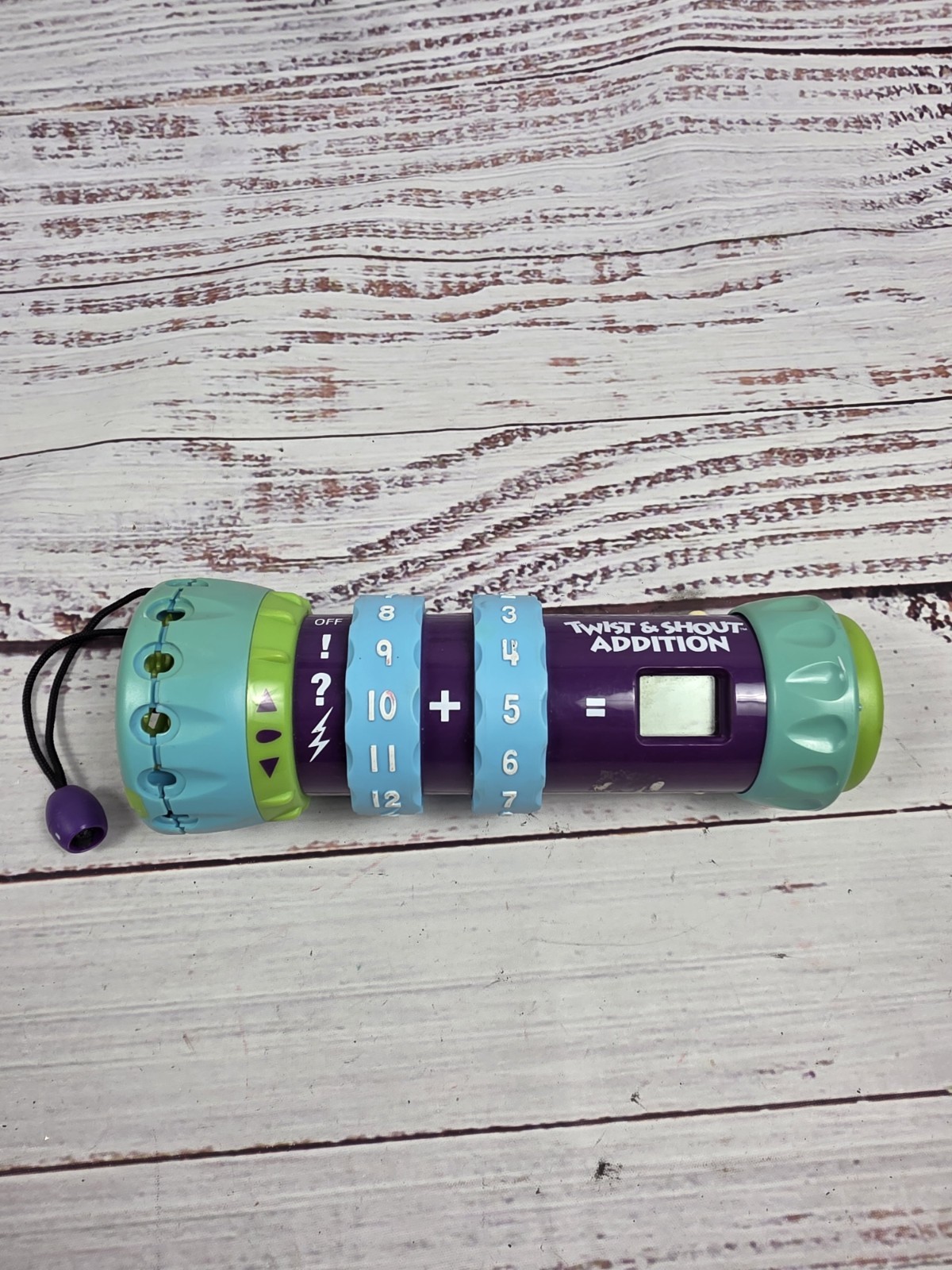 LeapFrog Twist And Shout Addition Math Learning Toy 1998 Tested and working