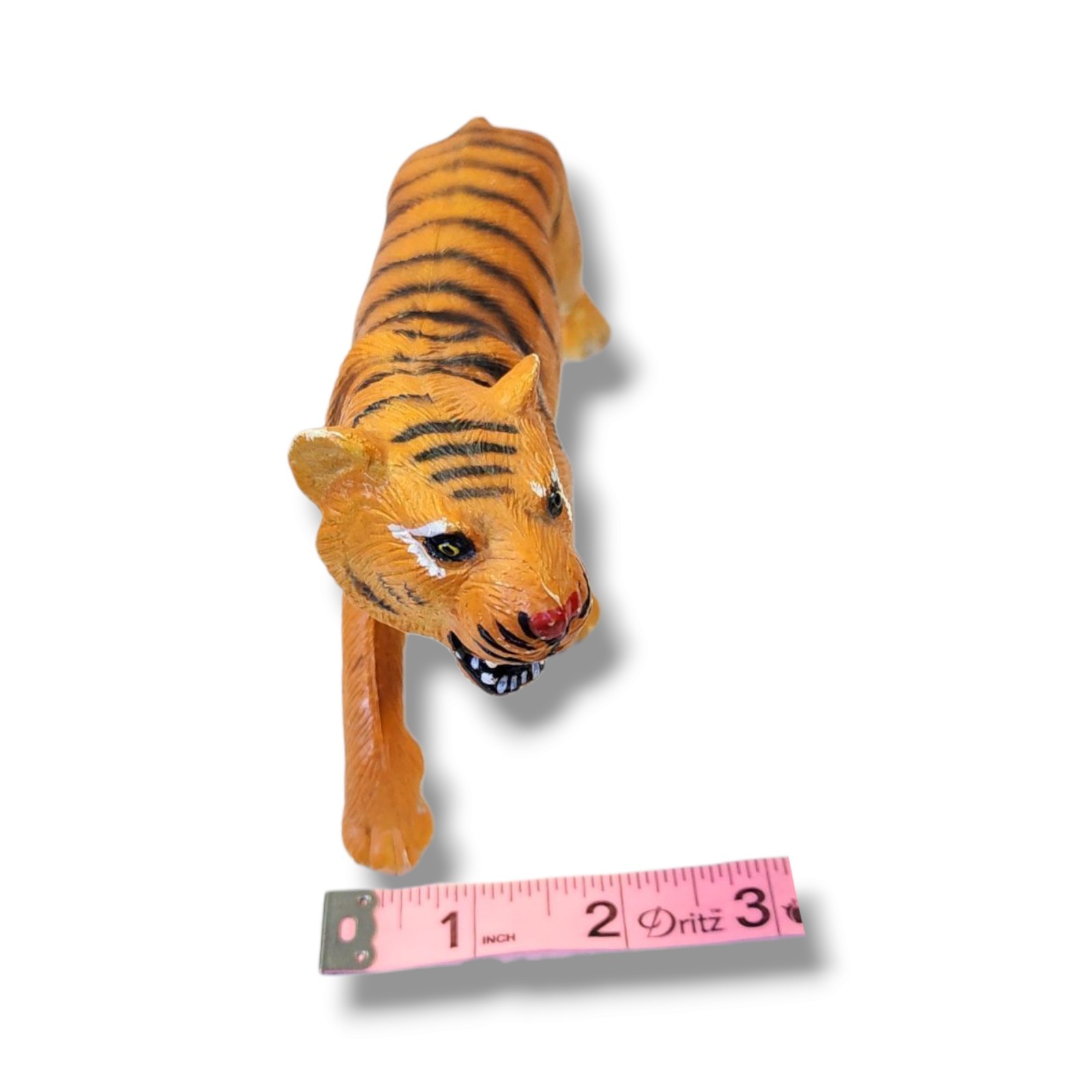Vintage 1987 Toy Tiger Figure Animal Plastic / PVC