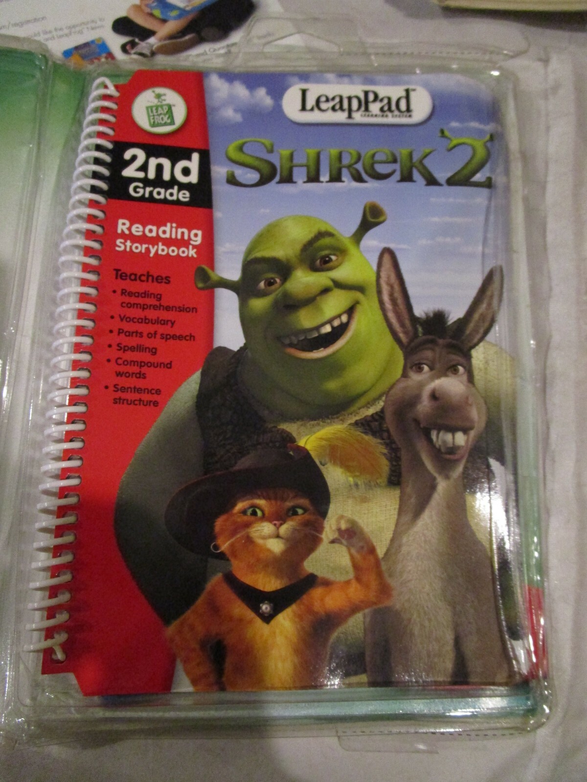 Shrek 2 Shrek2 Leap Frog 2nd Grade Reading Storybook Brand New