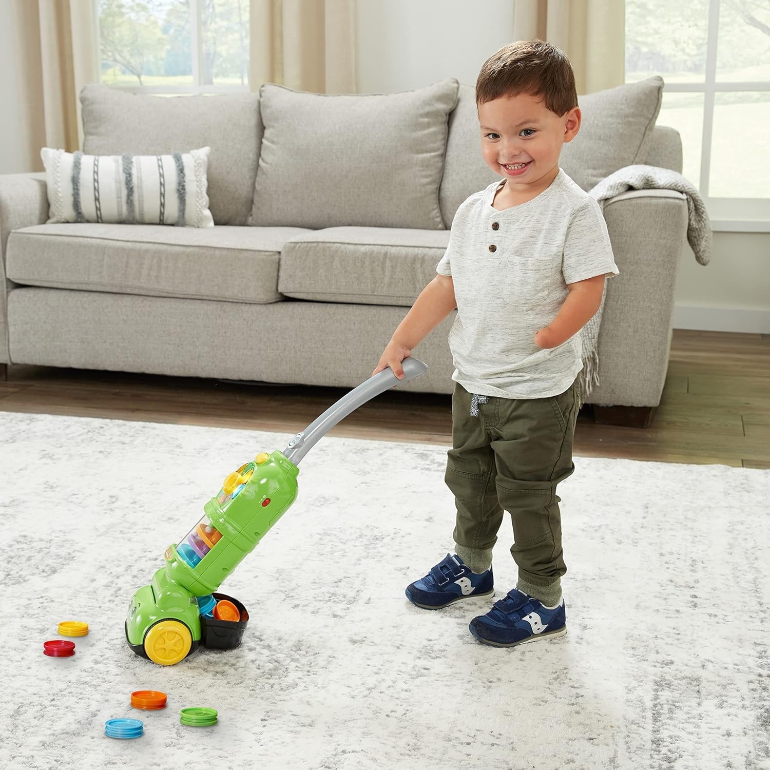Smart ‘Pick Up and Count’ Vacuum Toy – Teaches Colors & Counting for Ages 2+