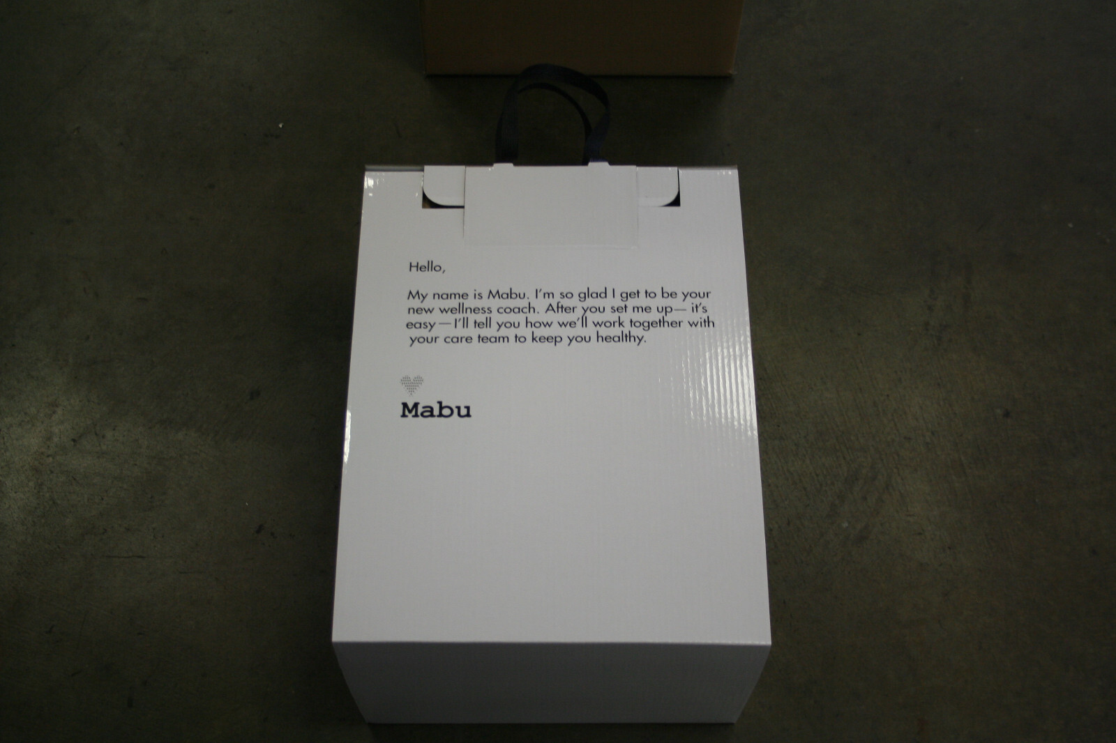 DIY Yellow Robot Boy – Mabu 2 Catalia Health Interactive Healthcare AI as-is