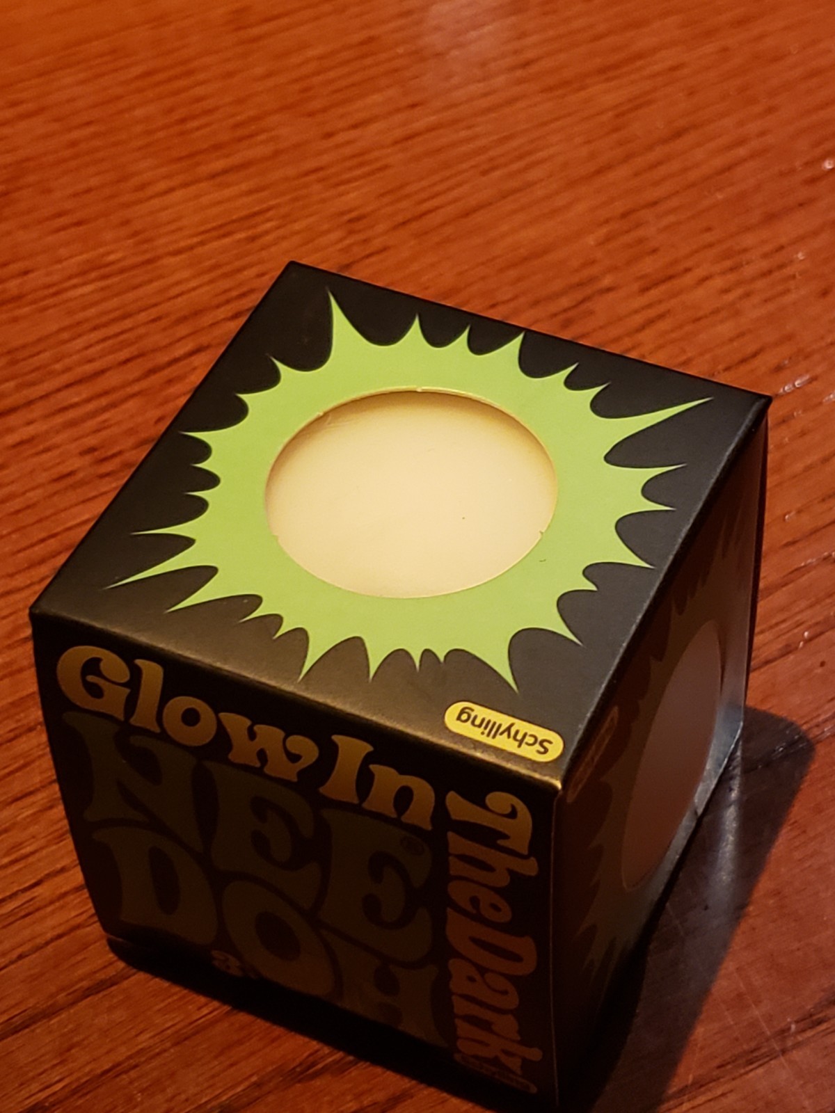 RARE 2017 Needoh Glow in The Dark Glob Original White- Brand New- AUTHENTIC!