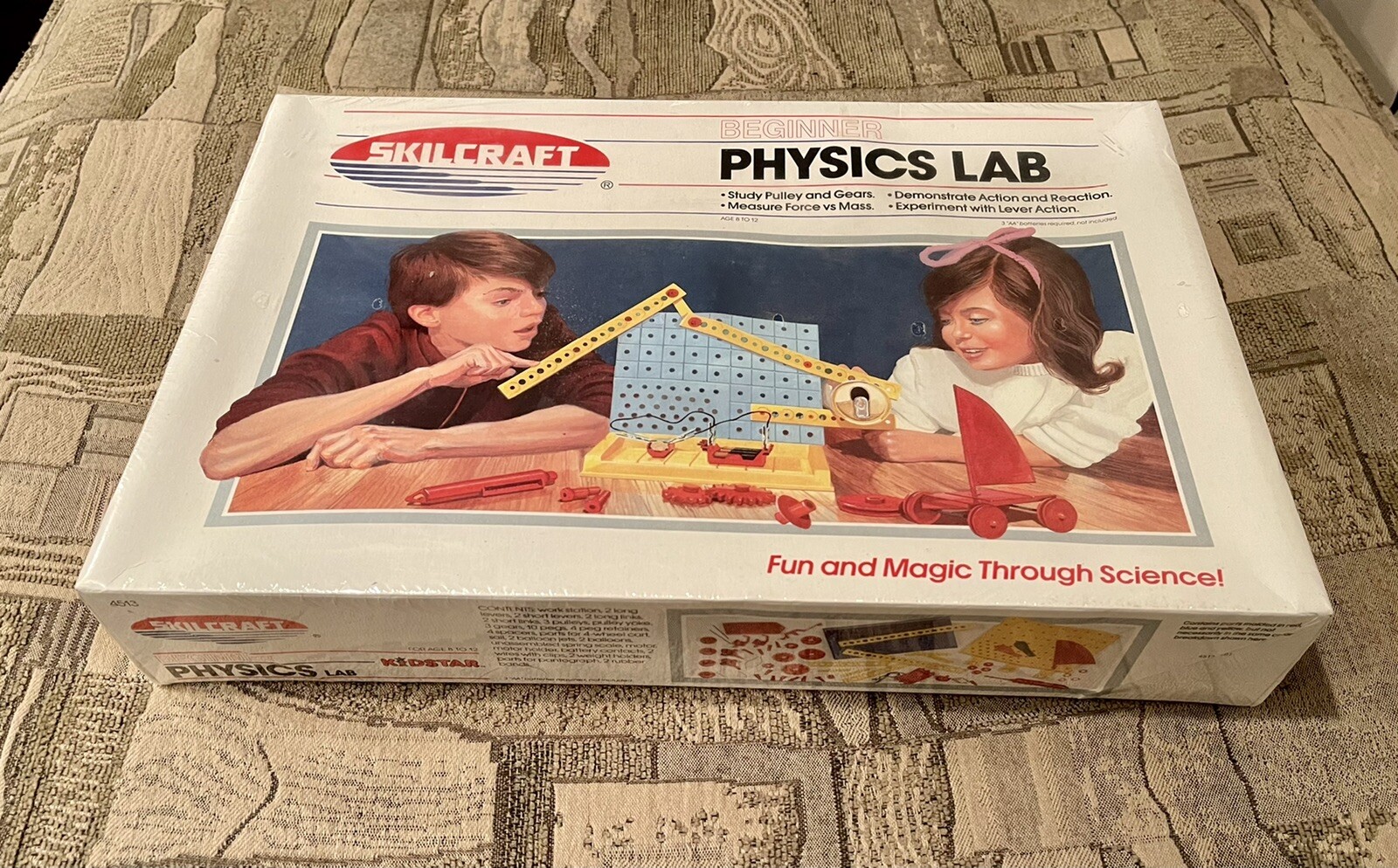 Sealed Vintage 1985 Skilcraft Beginner Physics Lab Education Set Brand New