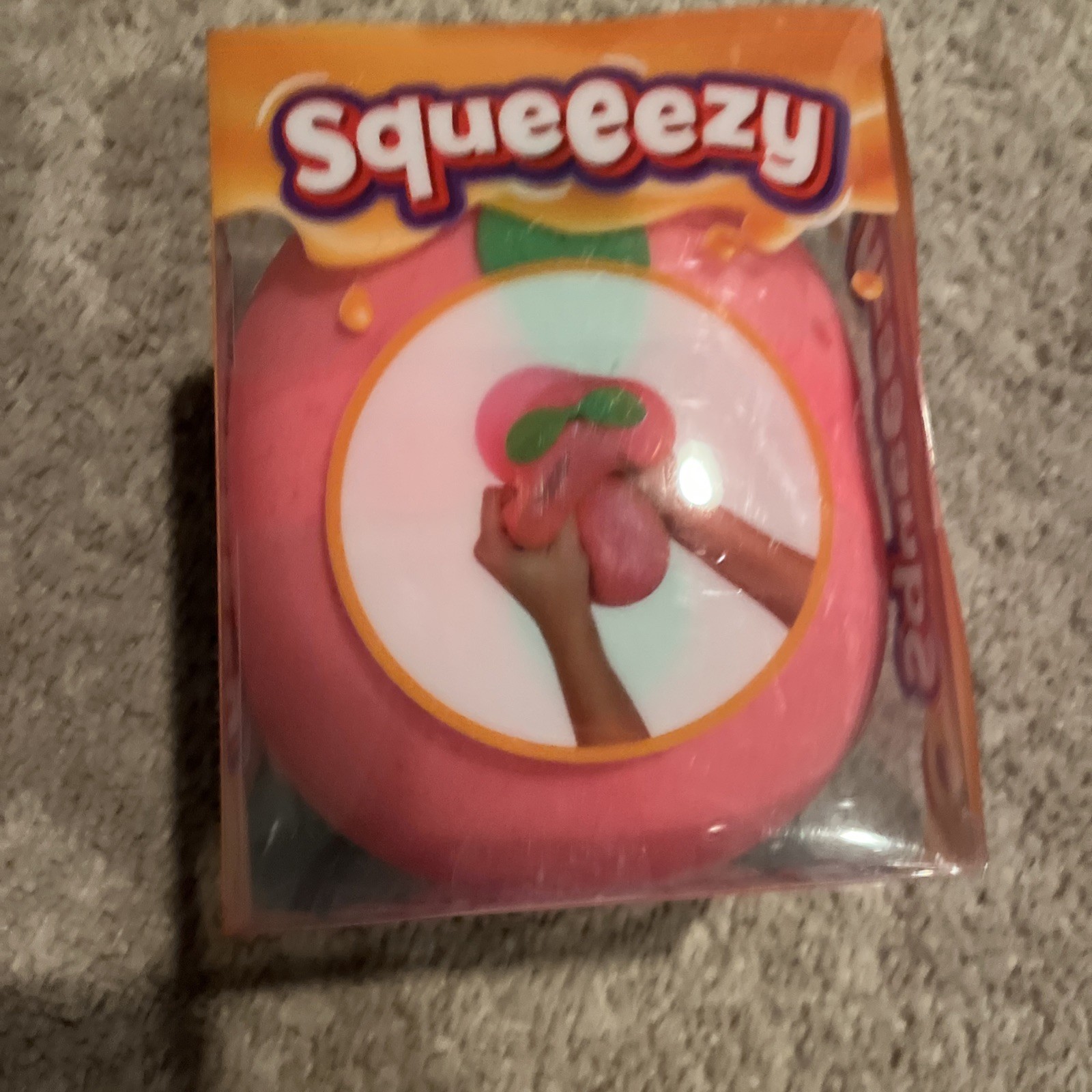 Squeezy Pink Tactile Squeeze Toy – Squeeze, Poke, Stretch, Ages 3 plus