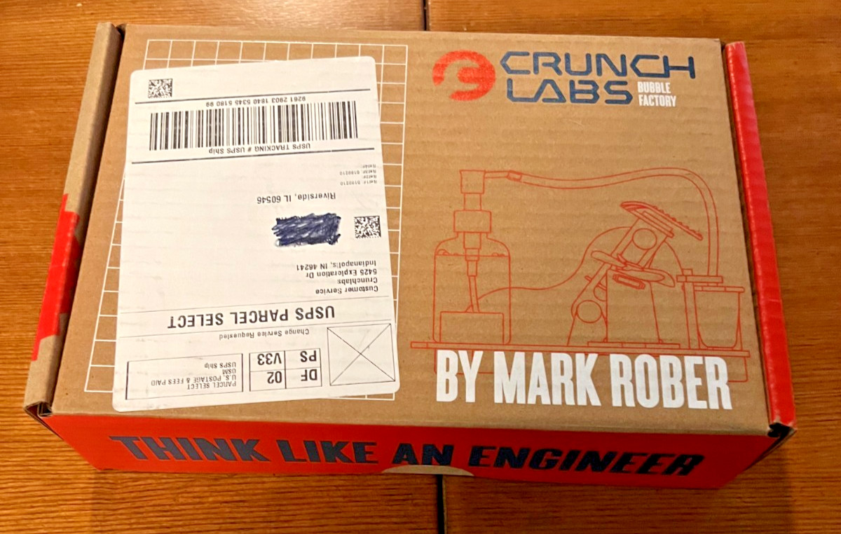 Crunch Labs By Mark Rober S.T.E.M. Build Box -Bubble Factory, SEALED