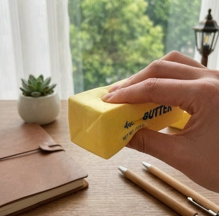 ✅ 1pcs Butter Stick Squishy Fidget Toy Soft Stress Relief ADHD Anxiety Squeeze ✅