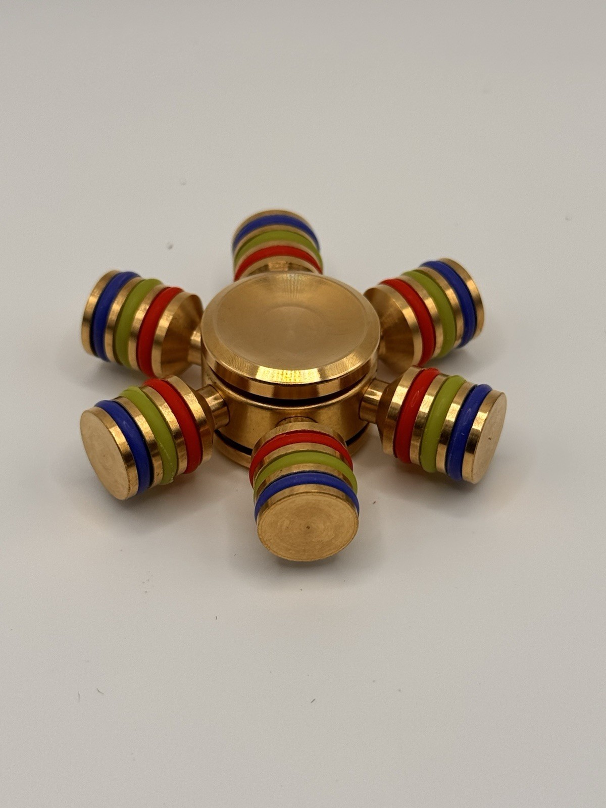 Metal Brass Fidget Spinner All Metal Toy Adults Kids Boys Girls