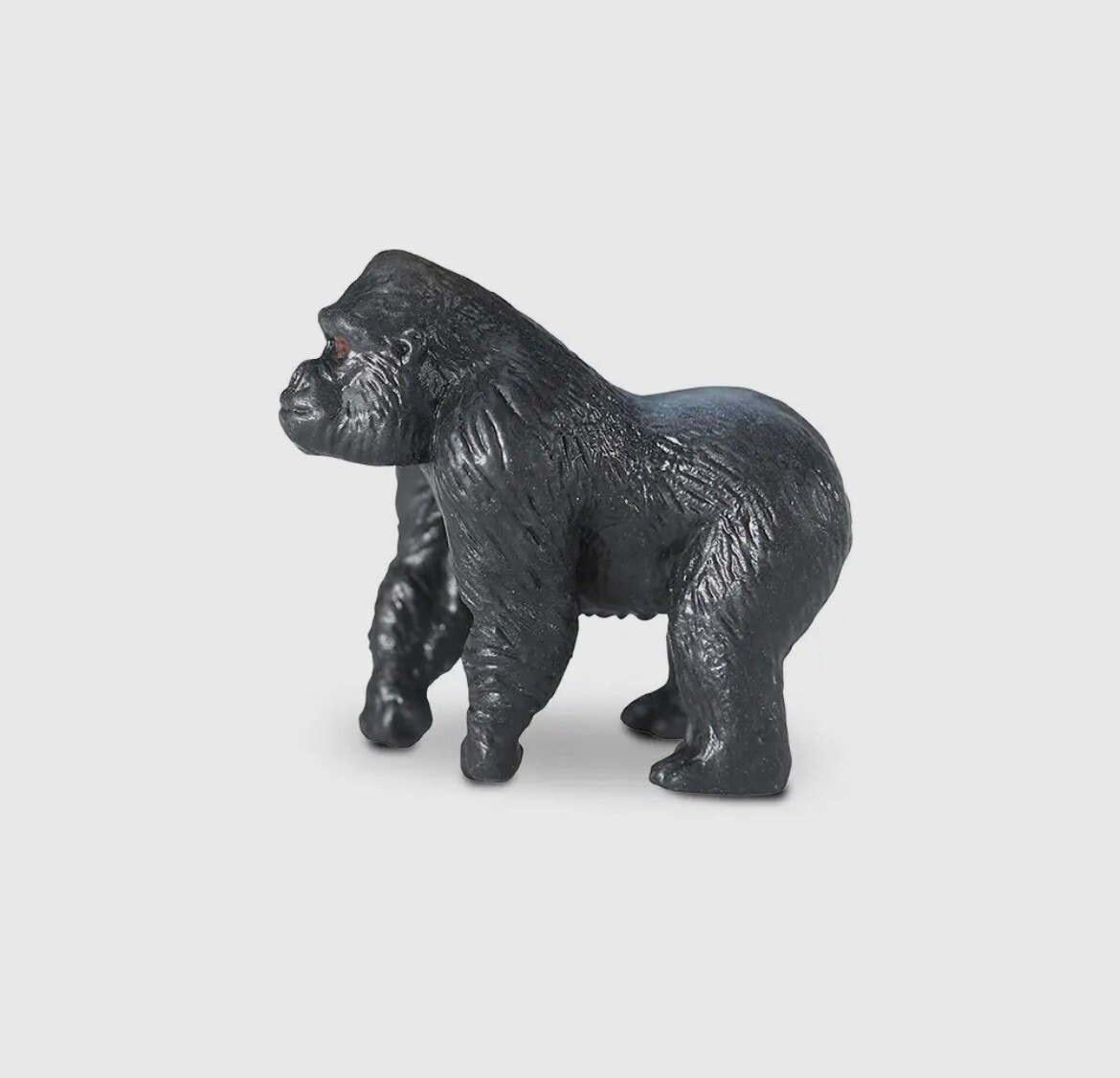 Single Safari Ltd. Good Luck Minis Black Gorilla Mini Figure 1”