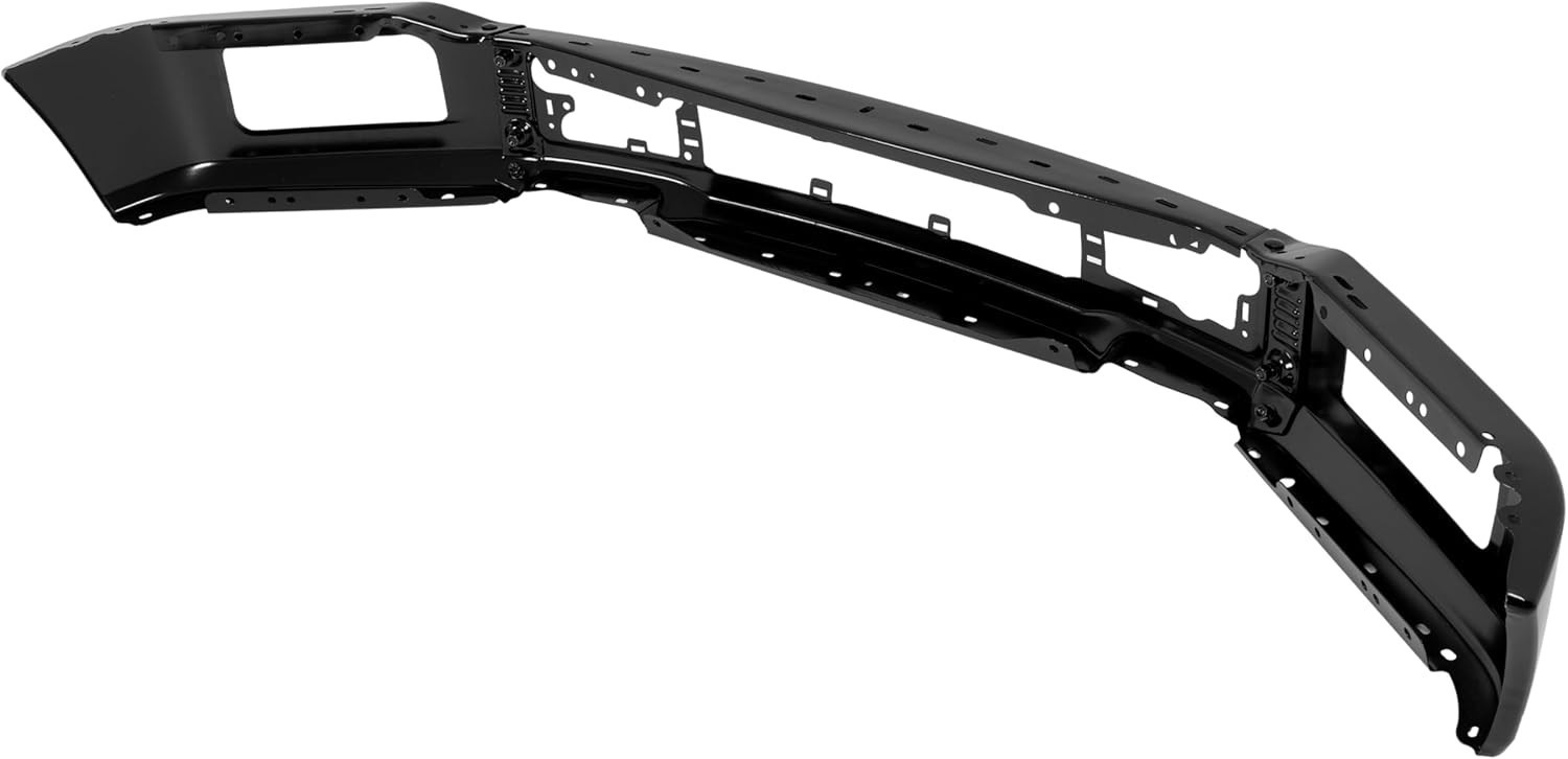 18-20 Ford F150 Front Bumper Face Bar w/ Fog Light Hole Impact Bar Chrome