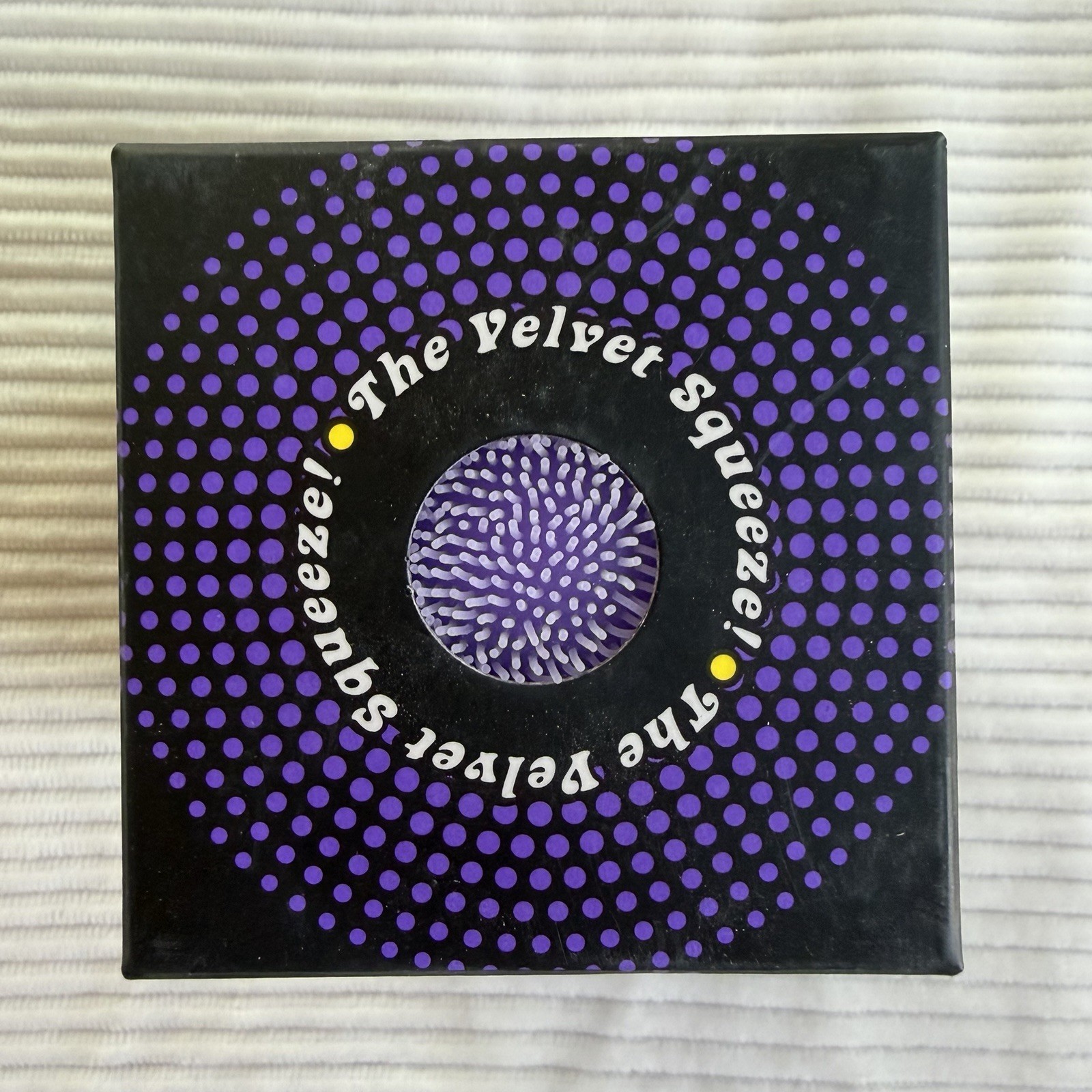 Schylling NeeDoh Fuzz Ball The Velvet Squeeze! Purple Squishy TikTok VIRAL NIB