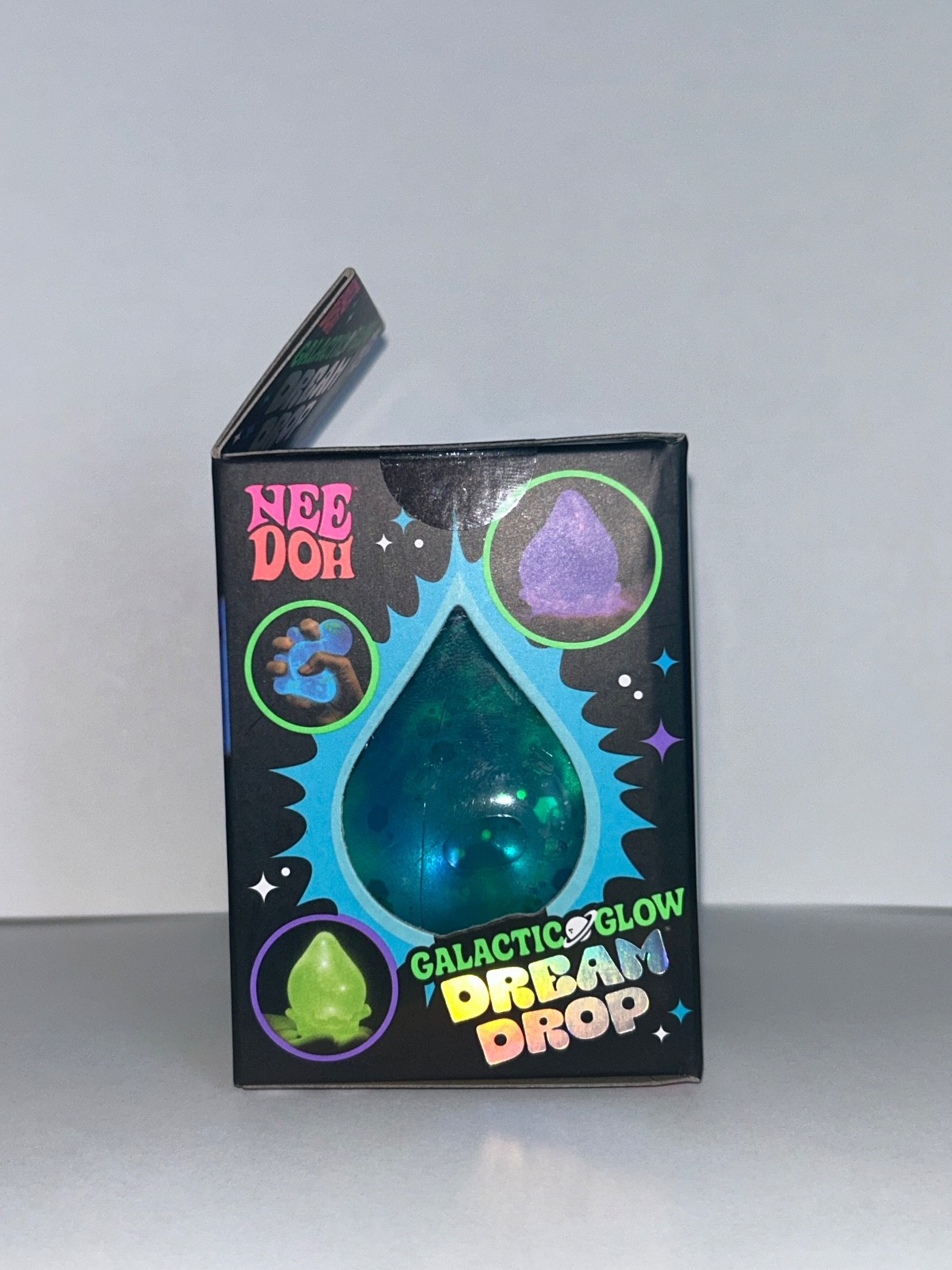 New Needoh Galactic Glow Dream Drop Galacti Blue RARE Glow In The Dark EXCLUSIVE