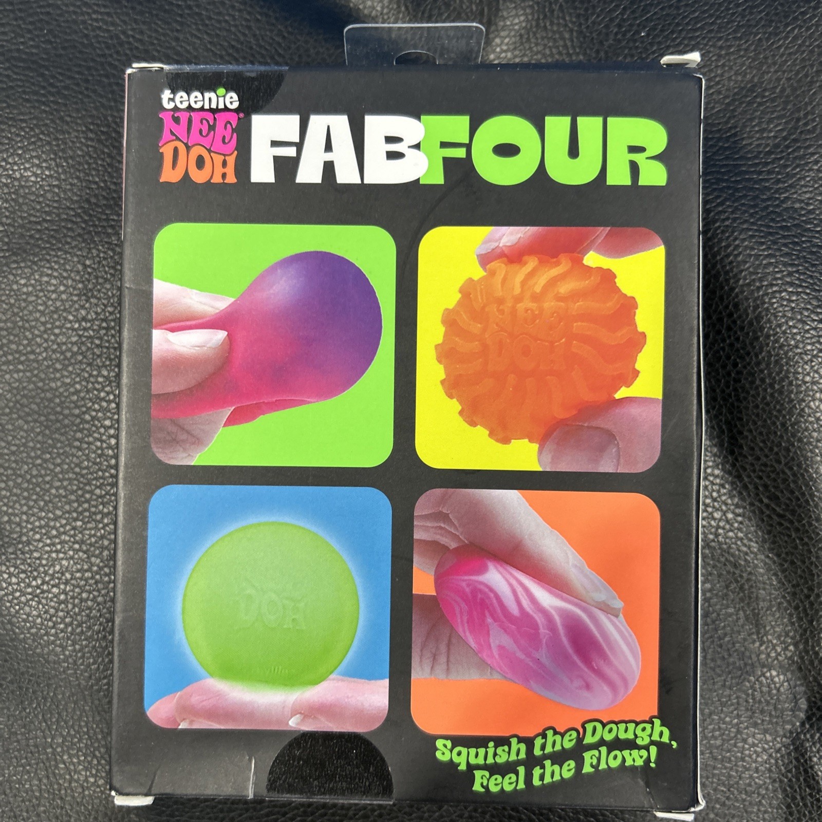Needoh Teenie Fab Four 4-Pack Nee Doh Set of 4 NEW SEALED