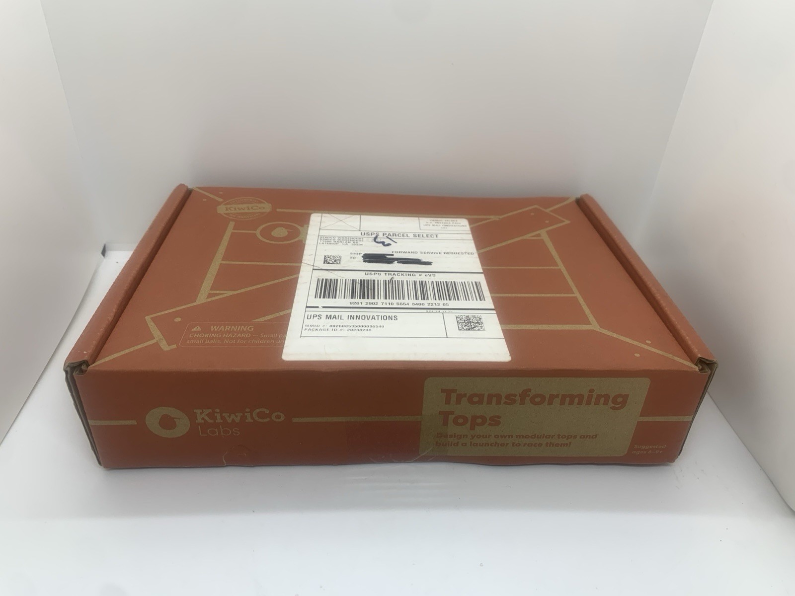 Kiwi Co Tinker Crate STEM Toy “Transforming Tops” Ages 6-9+ 2024 NEVER OPENED