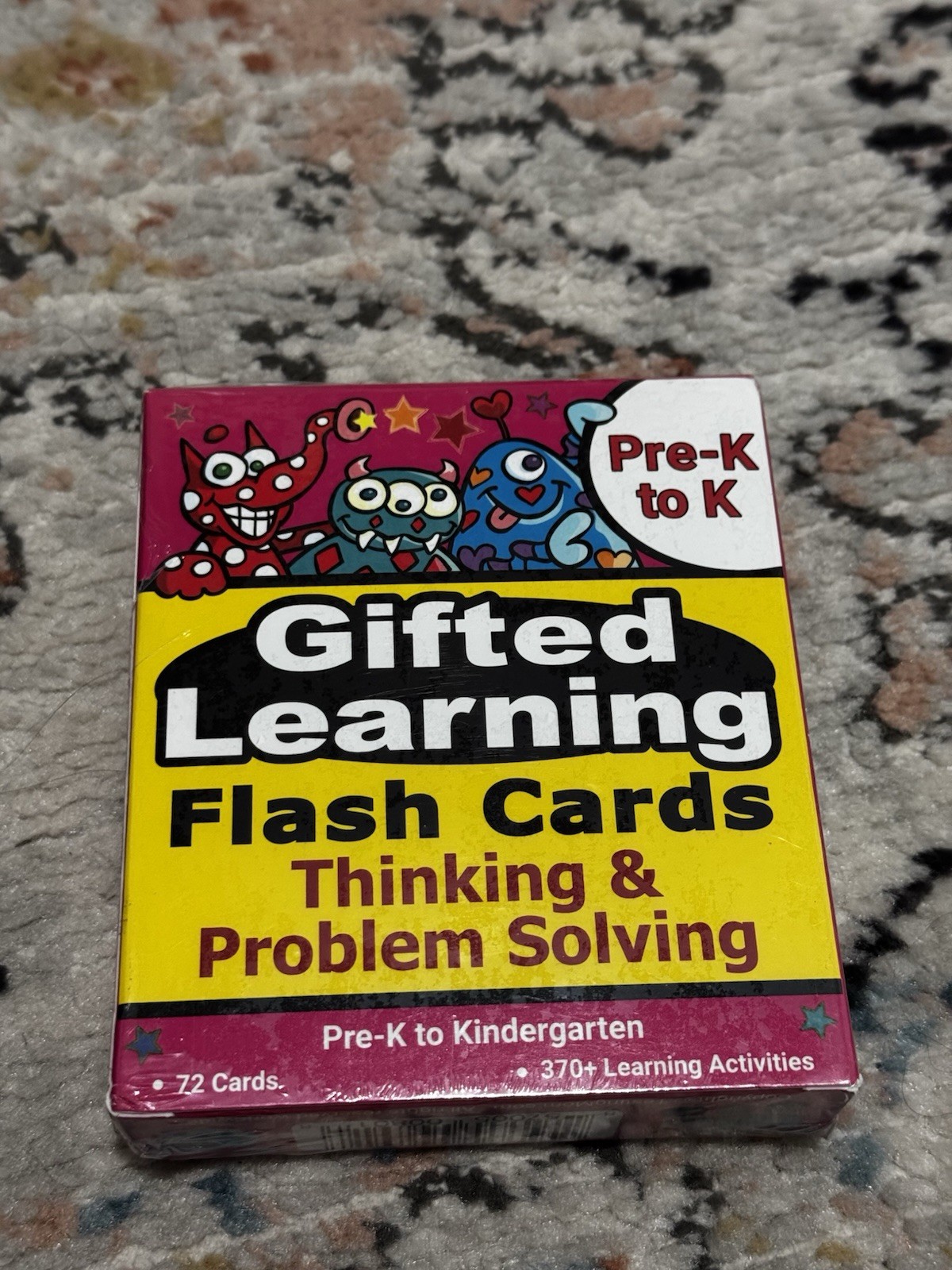Gifted Learning Flash Cards Thinking Problem Solving PreK/Kinder TestingMom.com