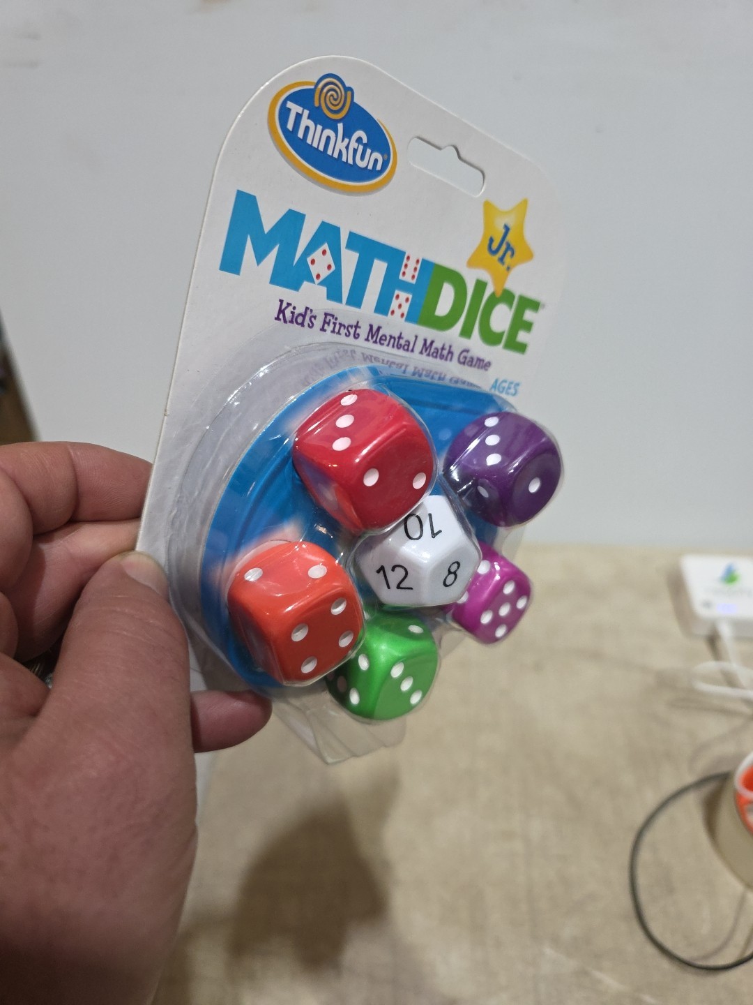 Thinkfun Jr. Math Dice Game Kids First Mental Math Game Ages 6+ Educational Game