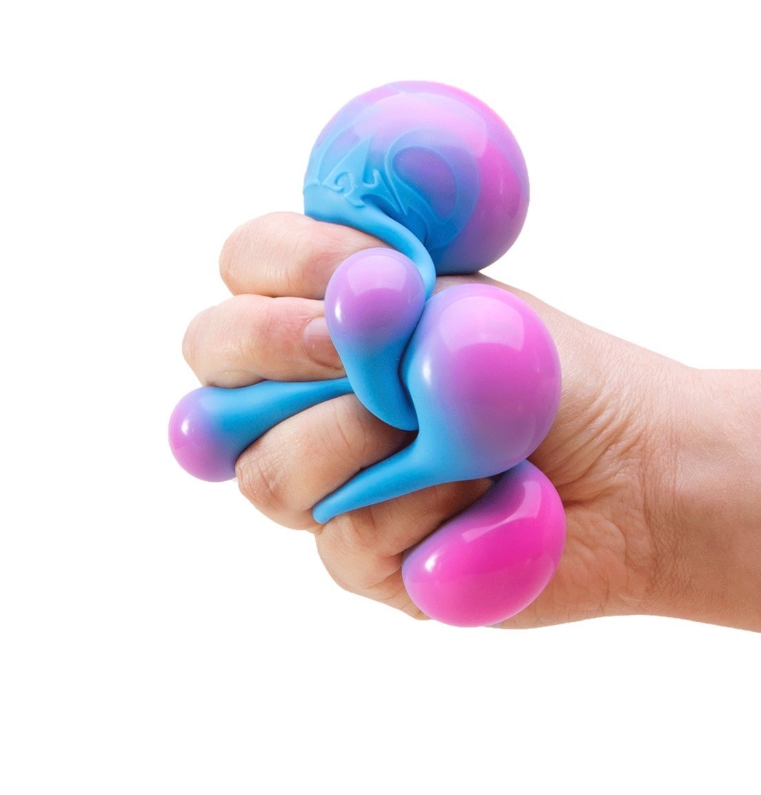 Nee Doh Color Change Cube Squishy Toy Pink Blue Yellow *Free Shipping*