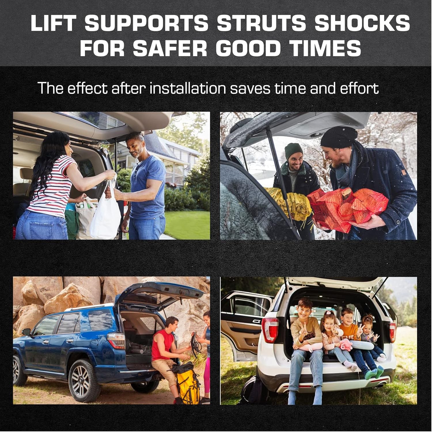 Rear Trunk Struts Lift Support Shocks Fit for Dodge Challenger 2008-2018, Strut
