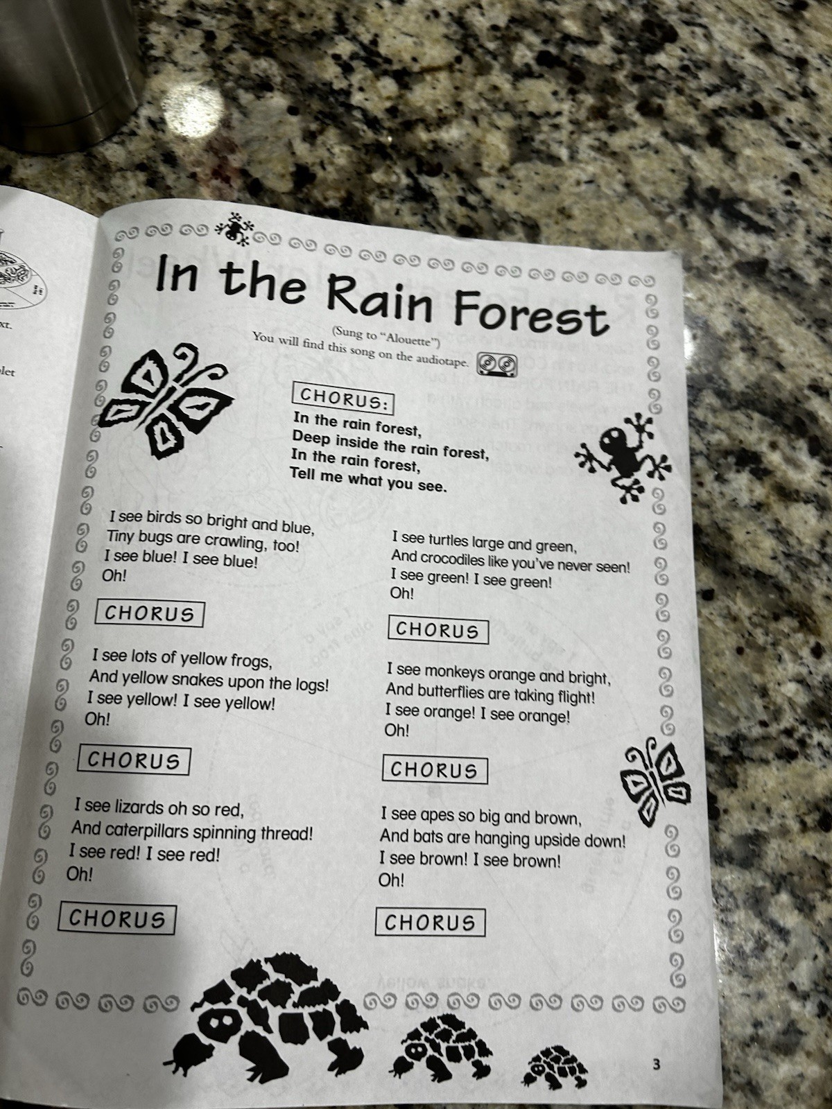 Nonfiction thematic emergent readers books “Colors of the Rain Forest” 6 Copies